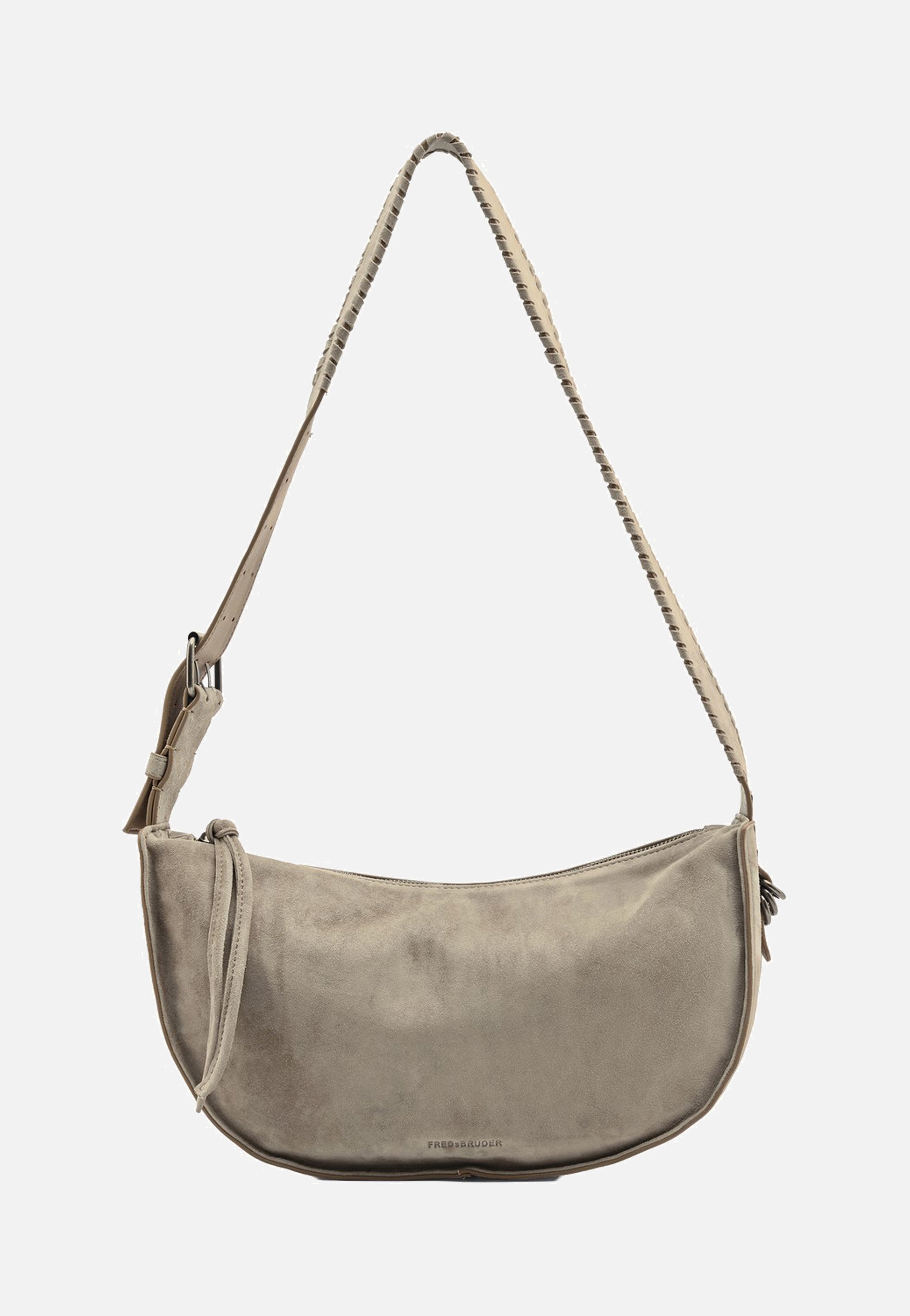 Fredsbruder Whipstitch Soul Hobo Taupe Hobo Bag