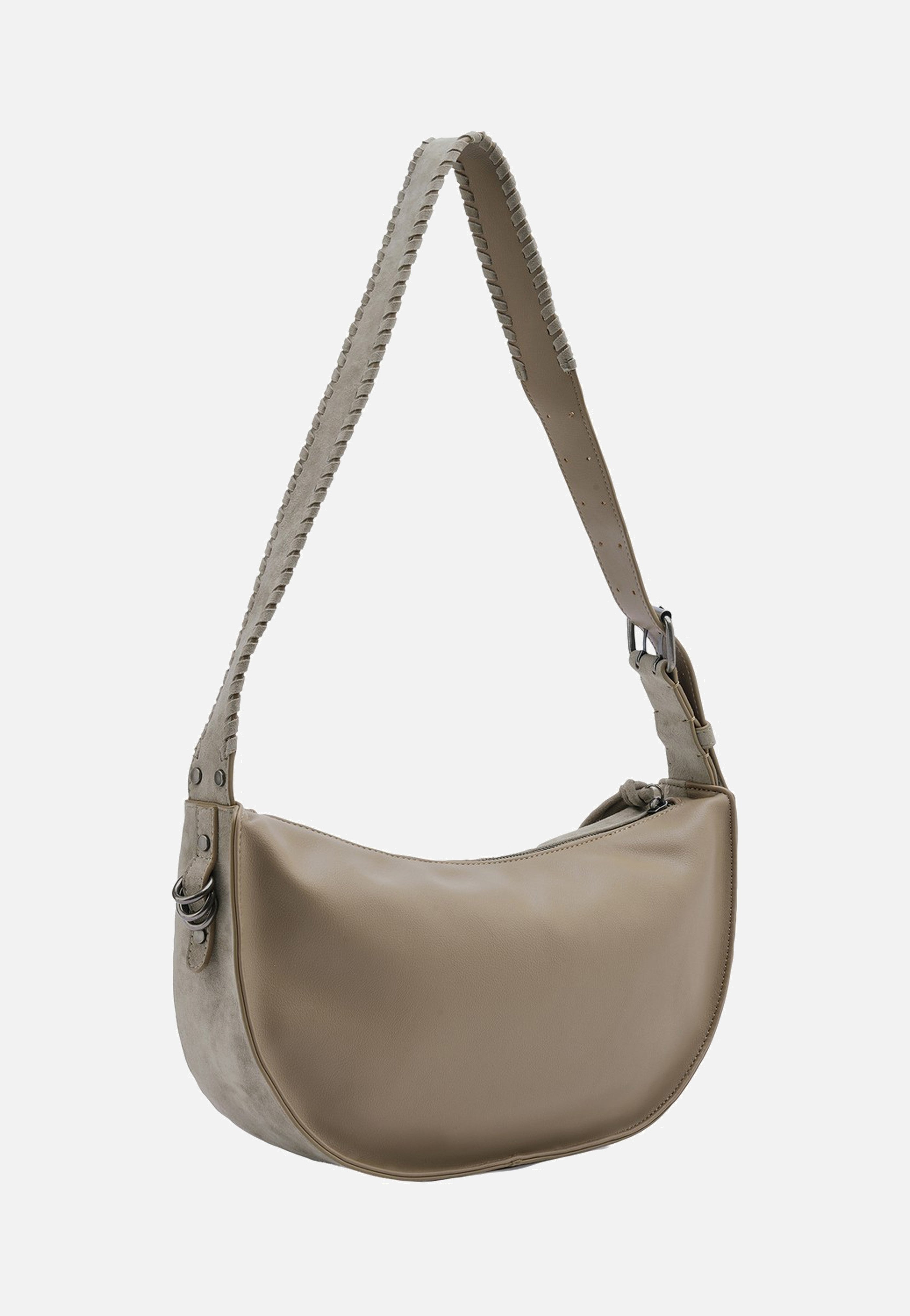 Fredsbruder Whipstitch Soul Hobo Taupe Hobo Bag