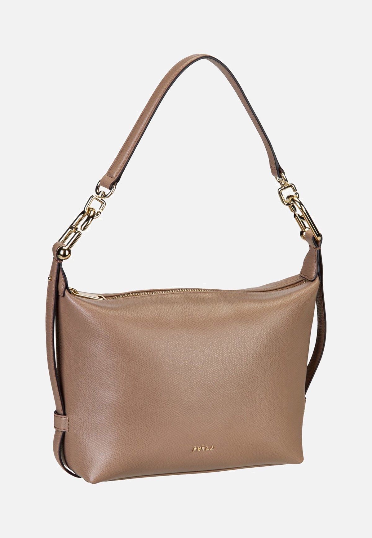 Furla Tonie Mini Toffee Hobo Bag