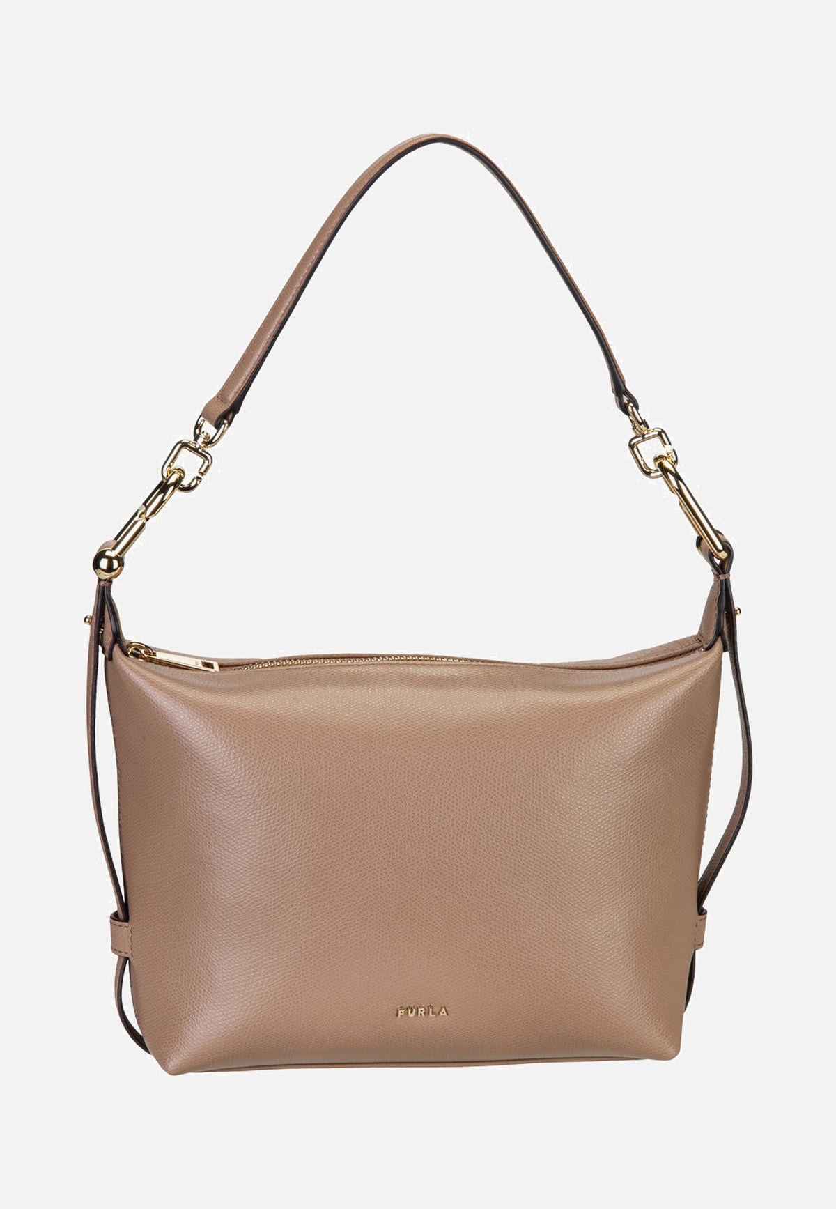 Furla Tonie Mini Toffee Hobo Bag