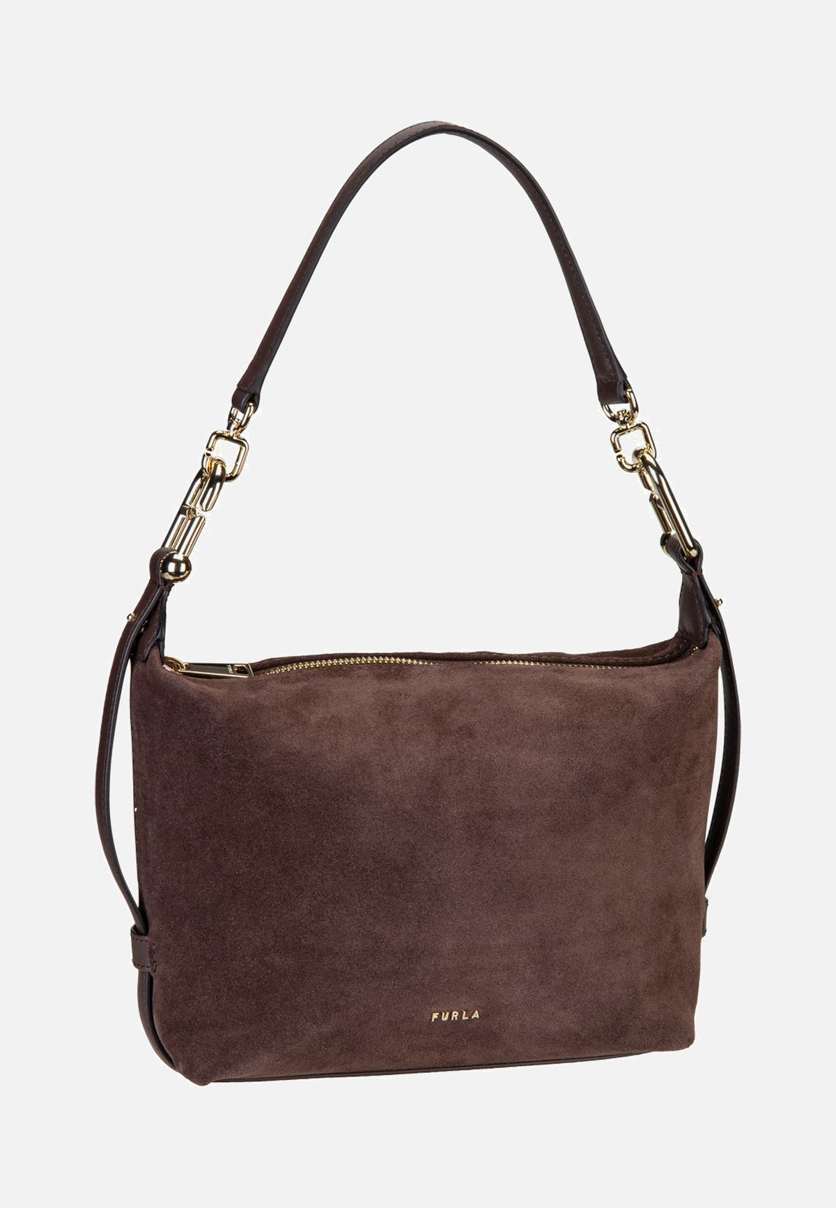 Furla Tonie Mini Toni Cioccolato Hobo Bag
