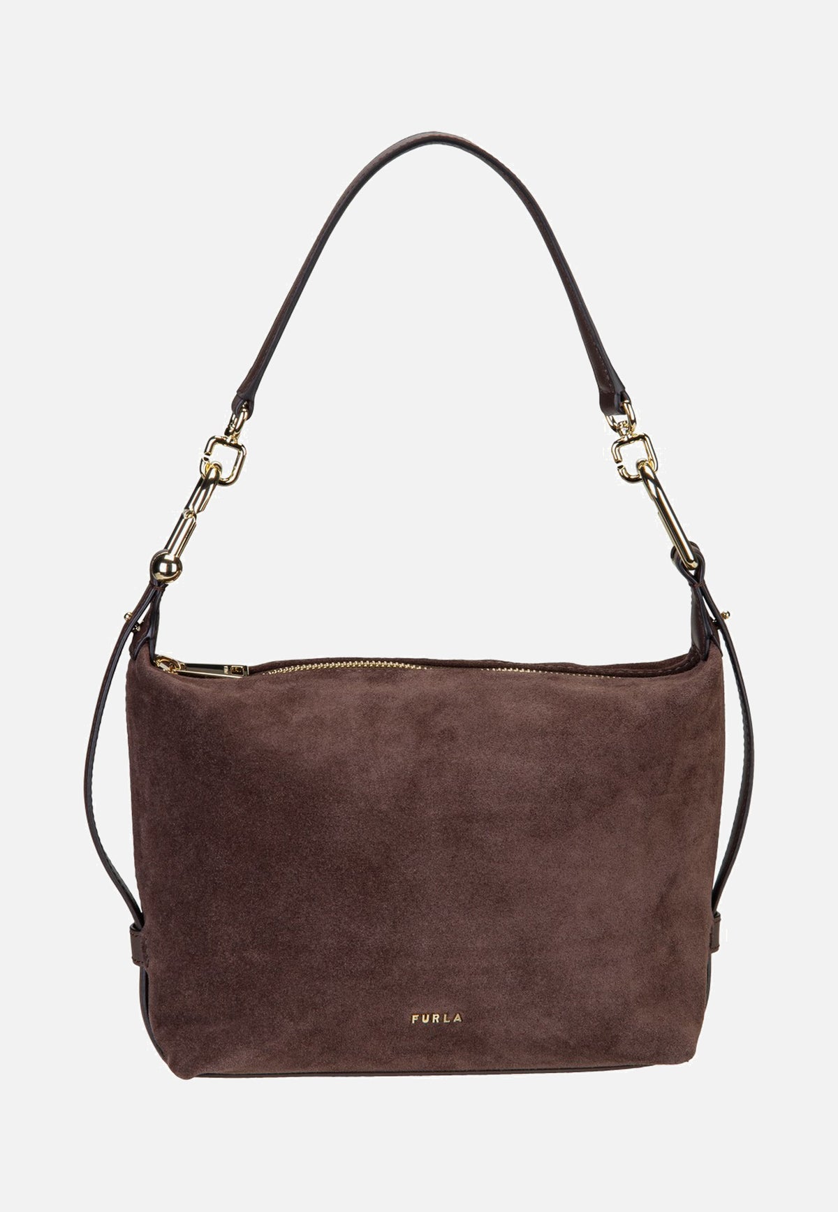Furla Tonie Mini Toni Cioccolato Hobo Bag