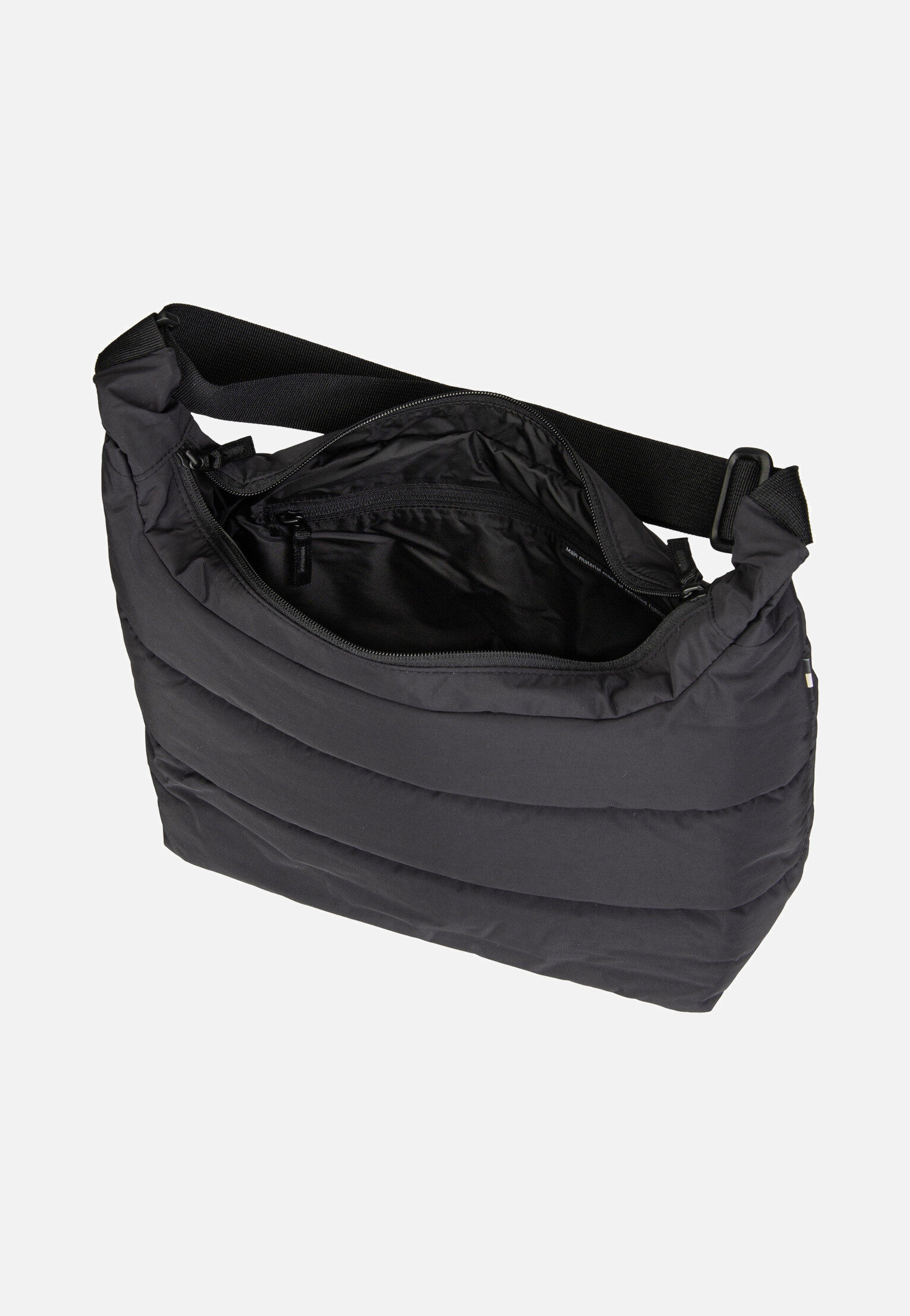 GOT BAG Puffer Square Bag Large Monochrome Black Hobo Bag