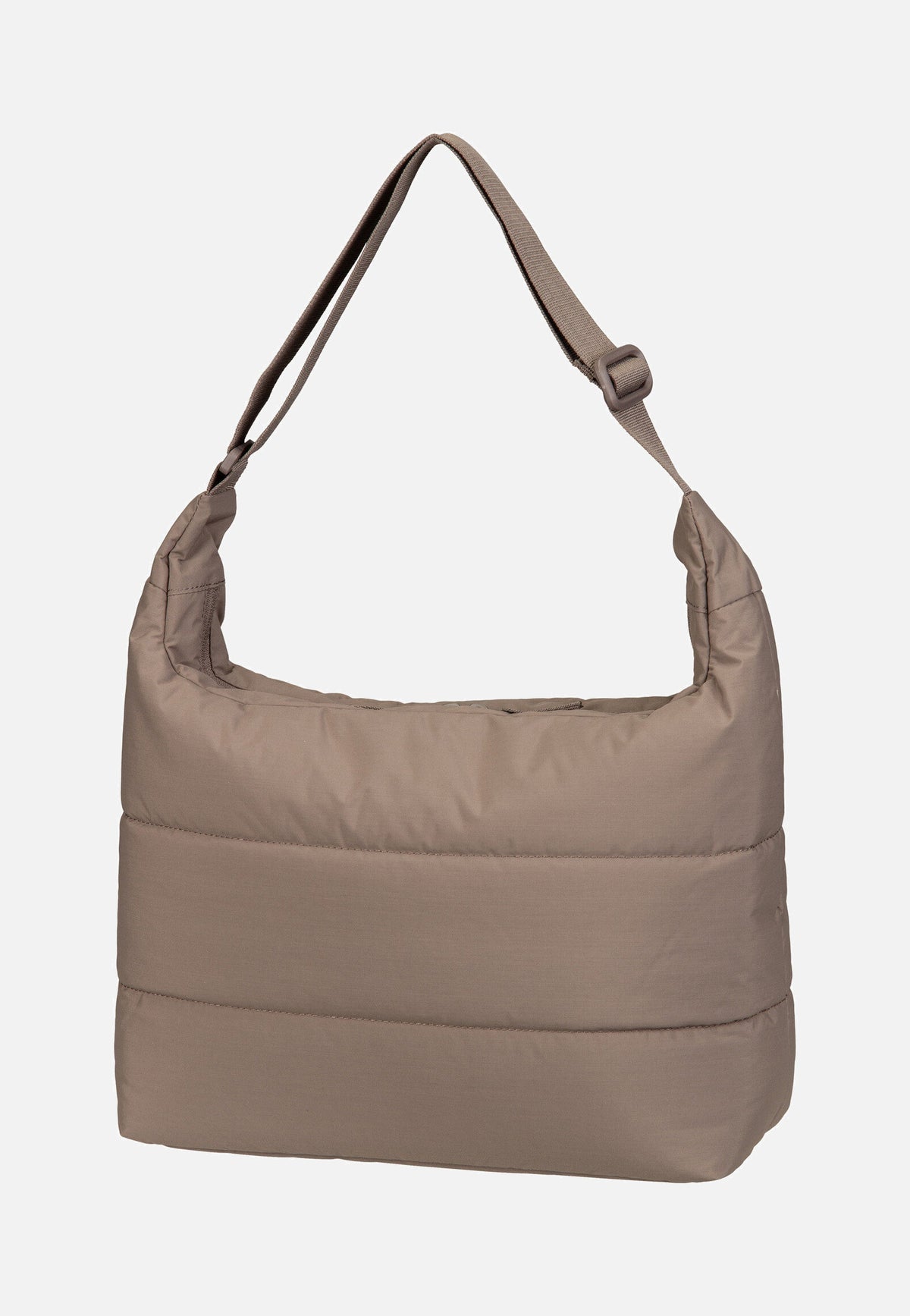 GOT BAG Puffer Square Bag Large Monochrome Oyster Hobo Bag