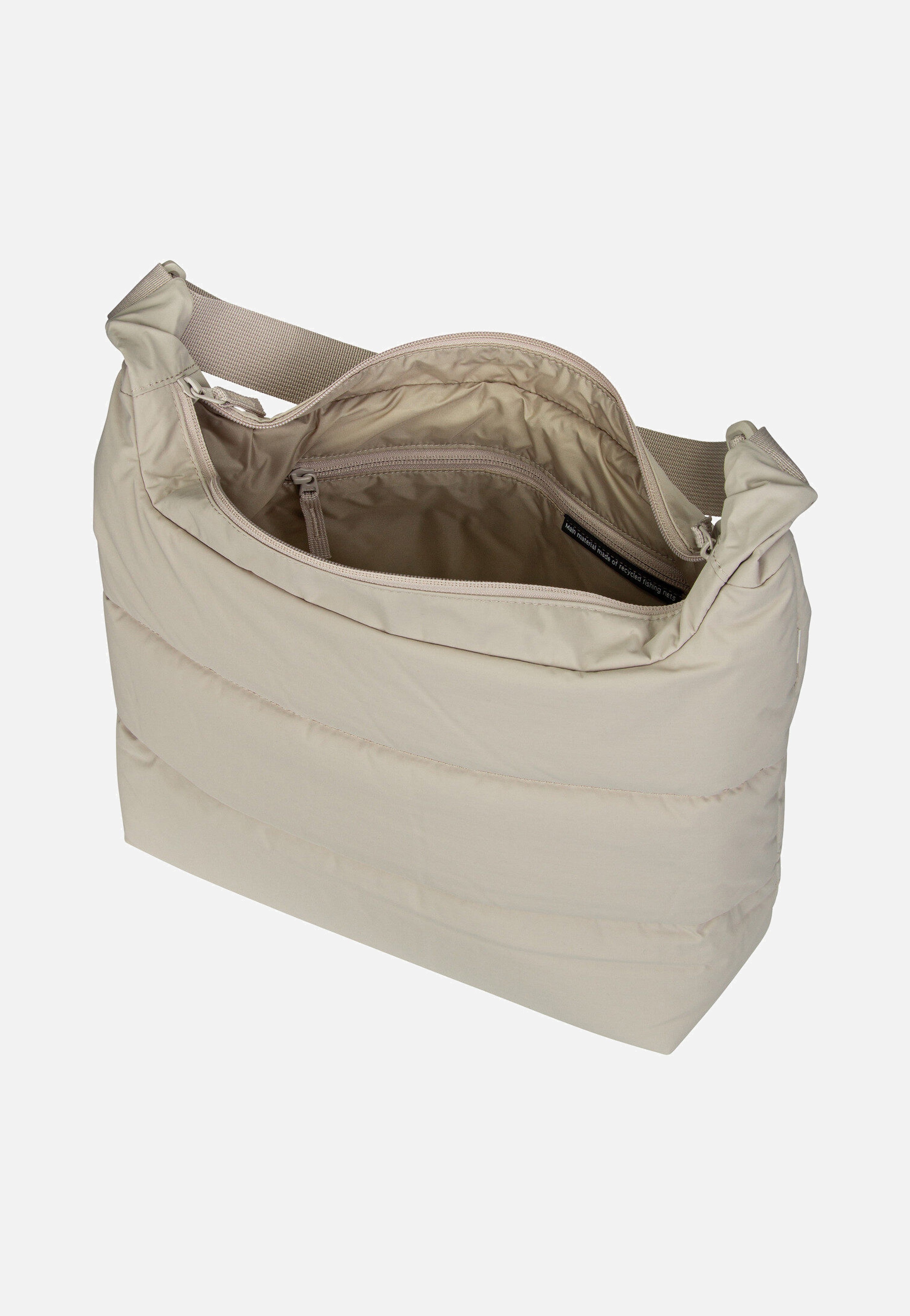 GOT BAG Puffer Square Bag Large Monochrome Scallop Hobo Bag