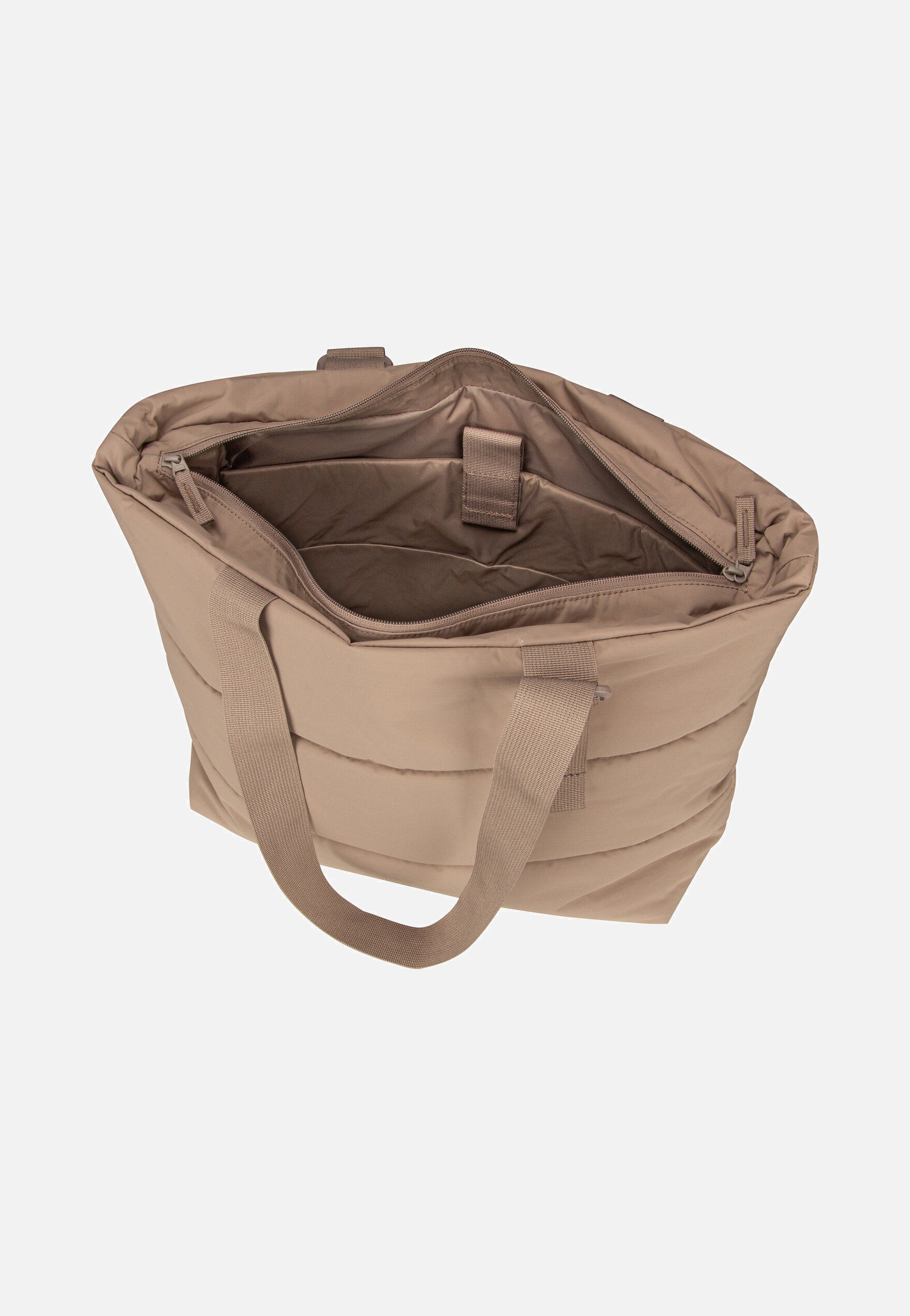 GOT BAG Puffer Tote Bag Monochrome Oyster Shopper