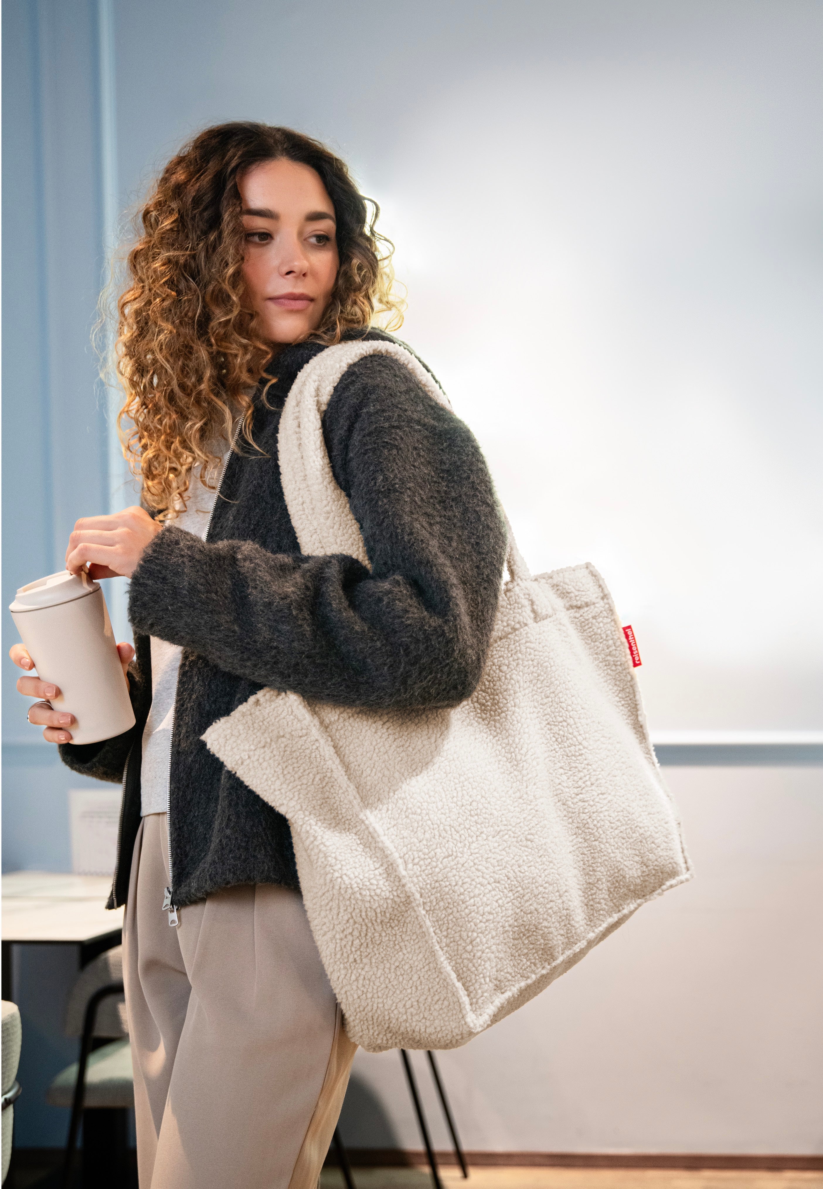 reisenthel Softshopper Teddy Sand Shopper