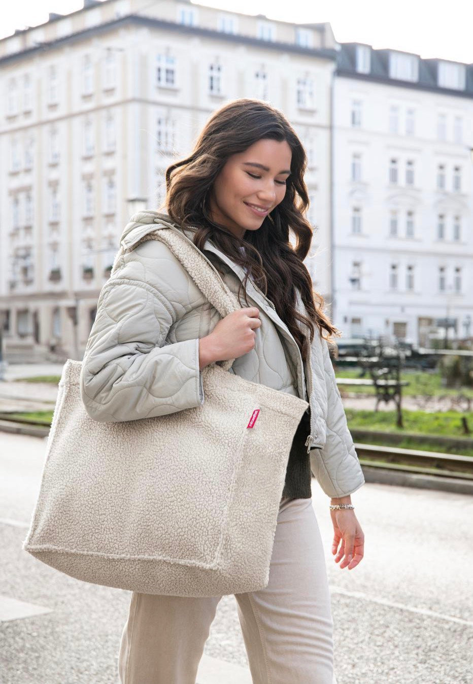 reisenthel Softshopper Teddy Sand Shopper