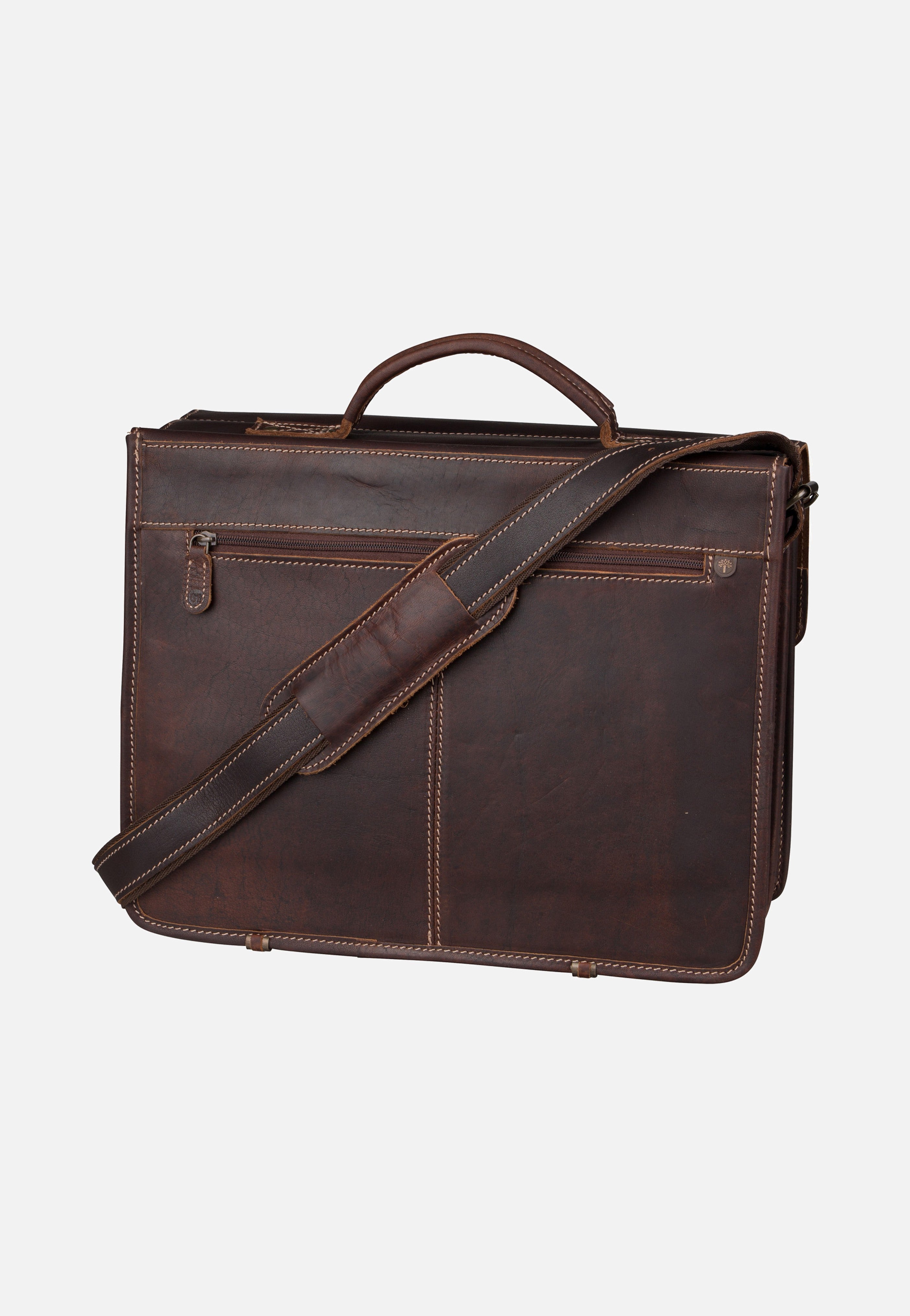 Greenburry Buffalo 1128 Mappe XXL Brown Aktentasche