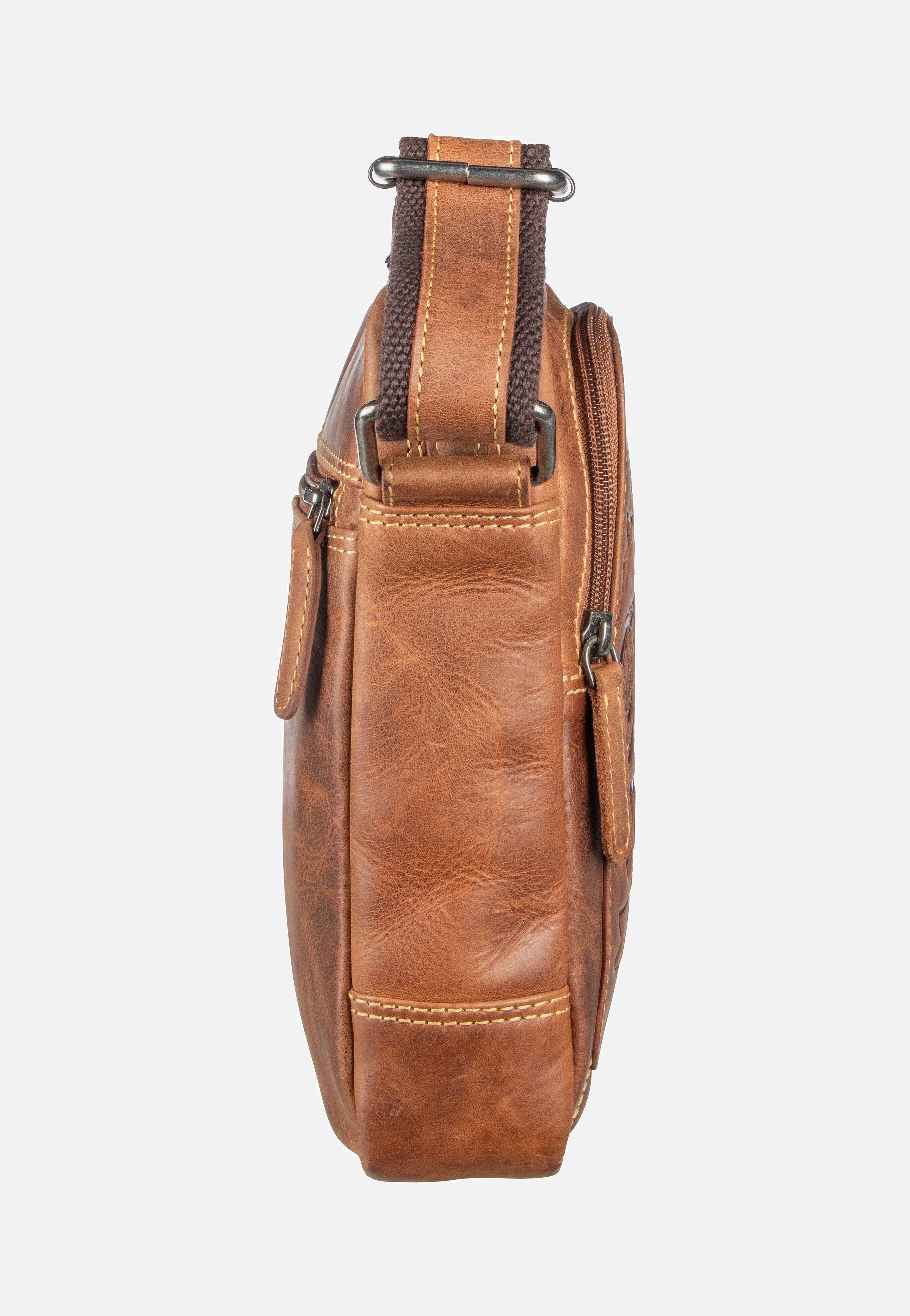 Greenburry Cafe Racer 0832 Antikbraun Crossbody Bag