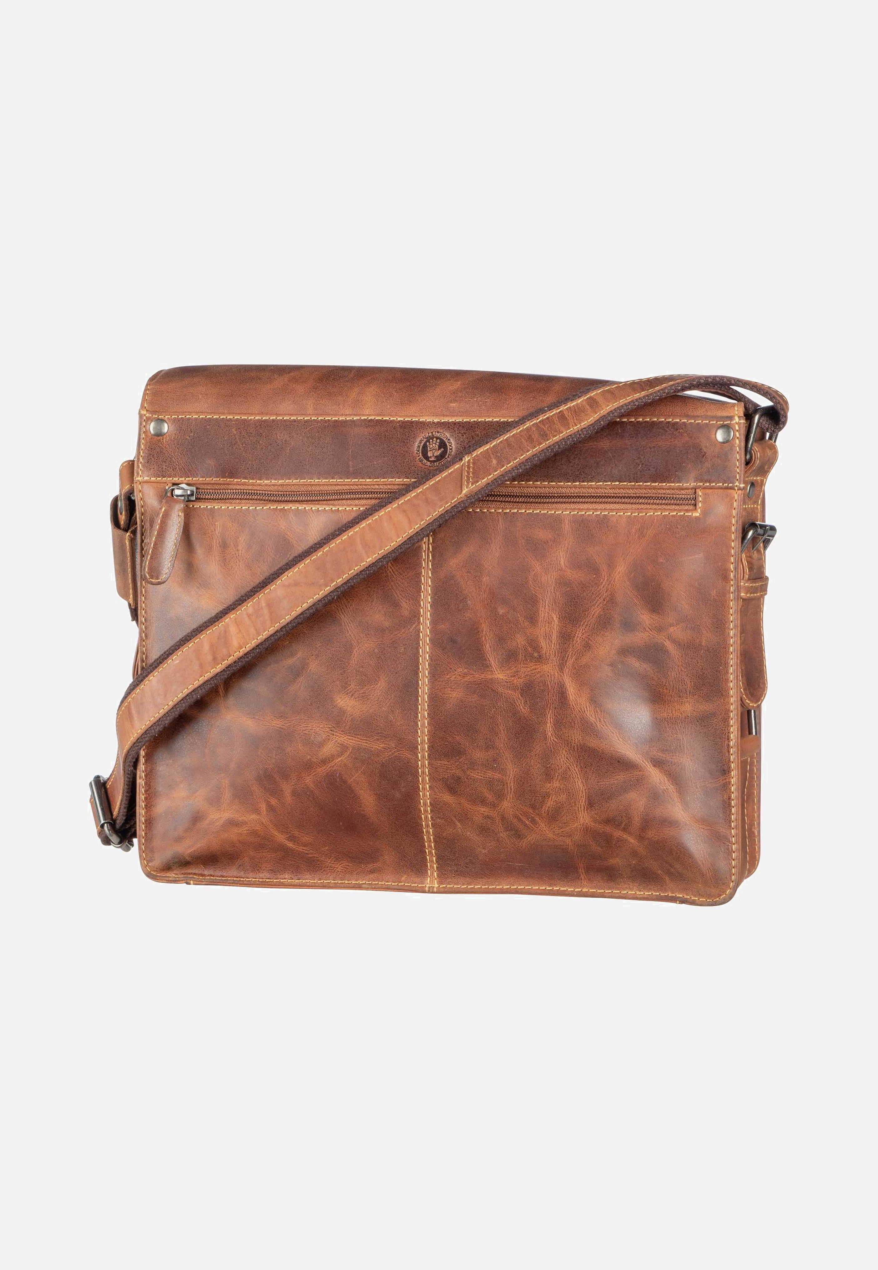 Greenburry Cafe Racer 0833 Antikbraun Messenger Bag
