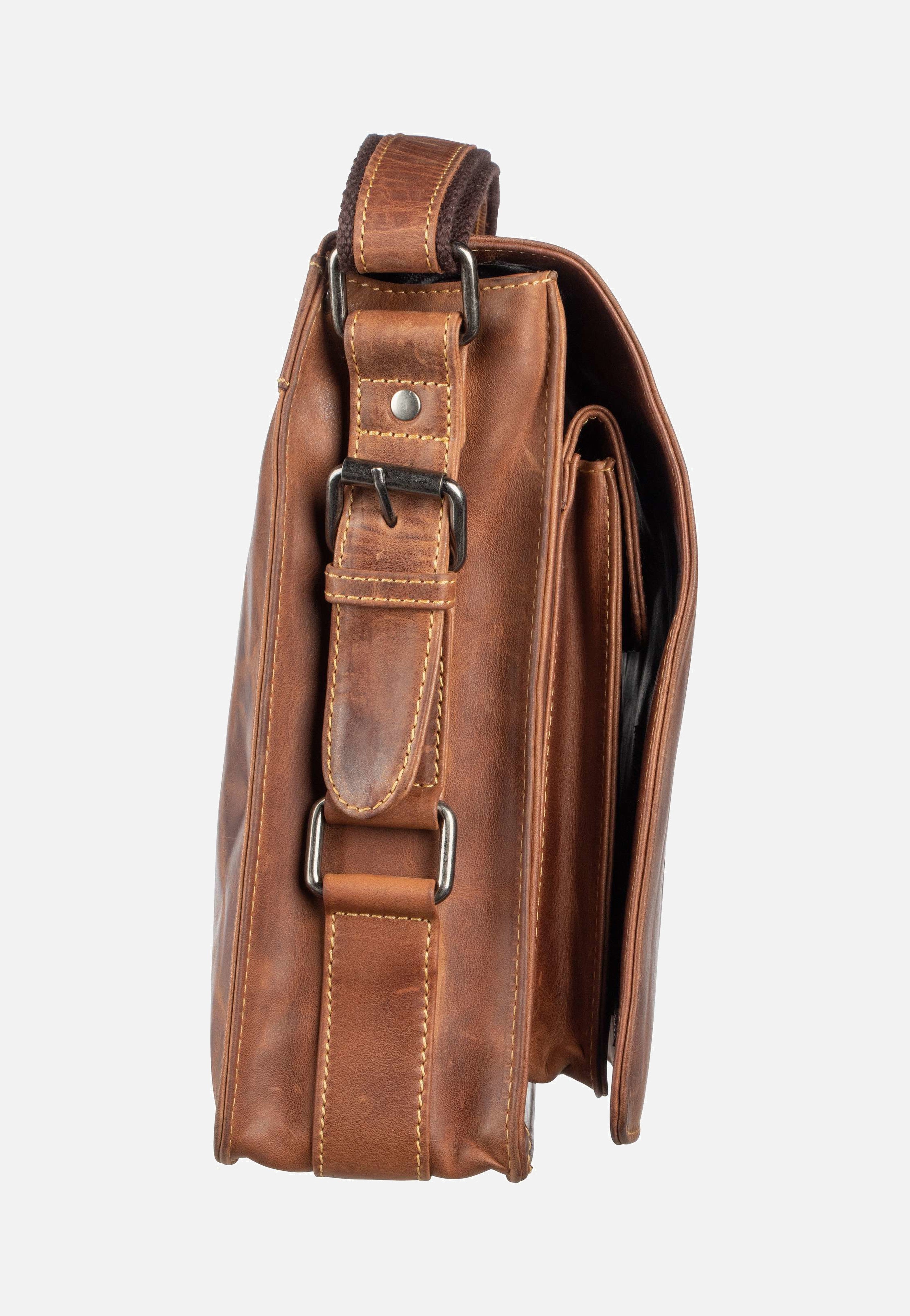 Greenburry Cafe Racer 0833 Antikbraun Messenger Bag
