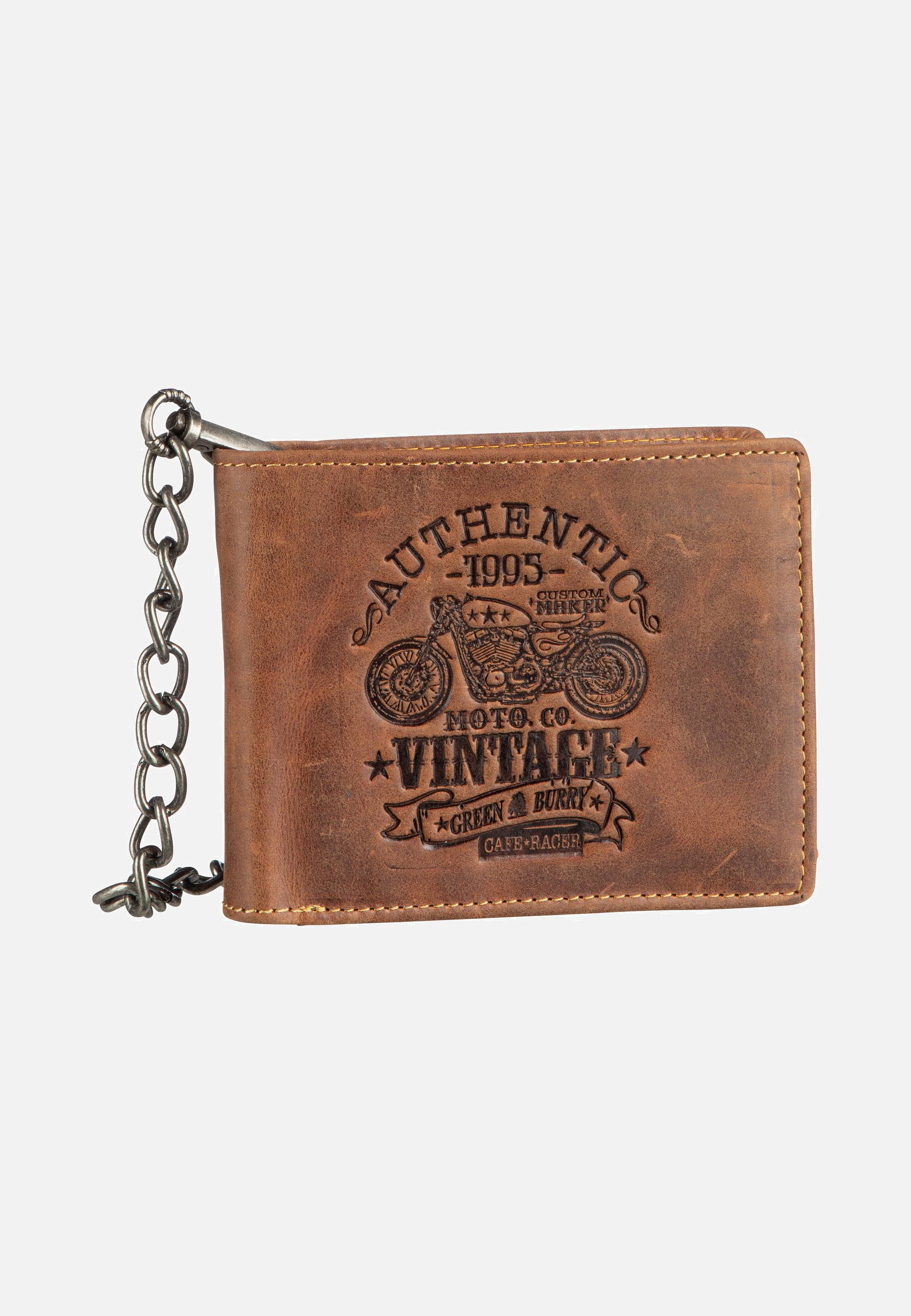 Greenburry Cafe Racer 0835 Antikbraun Portemonnaie