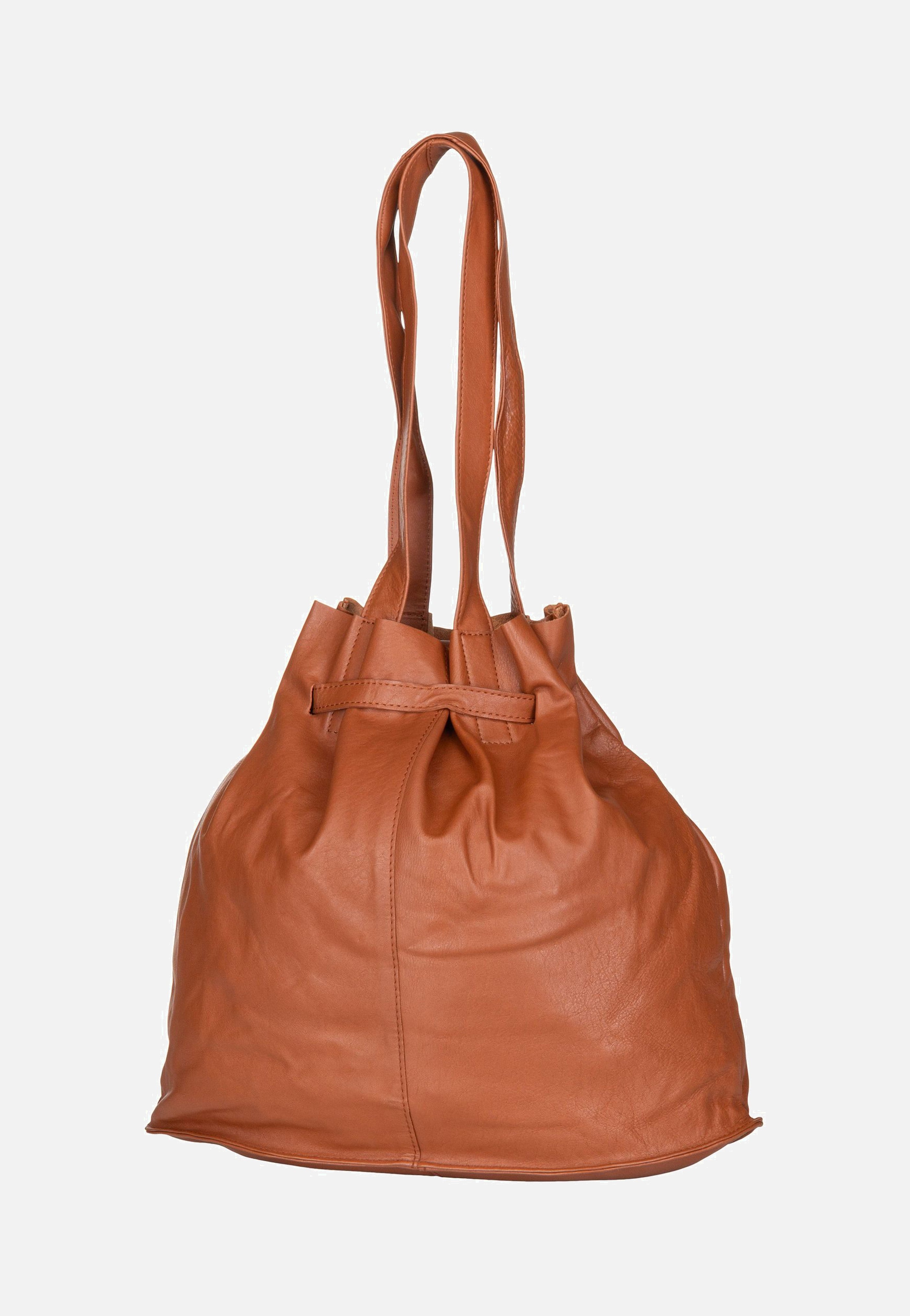 Greenburry Eva Nappa NR-2M Caramel Bucket Bag