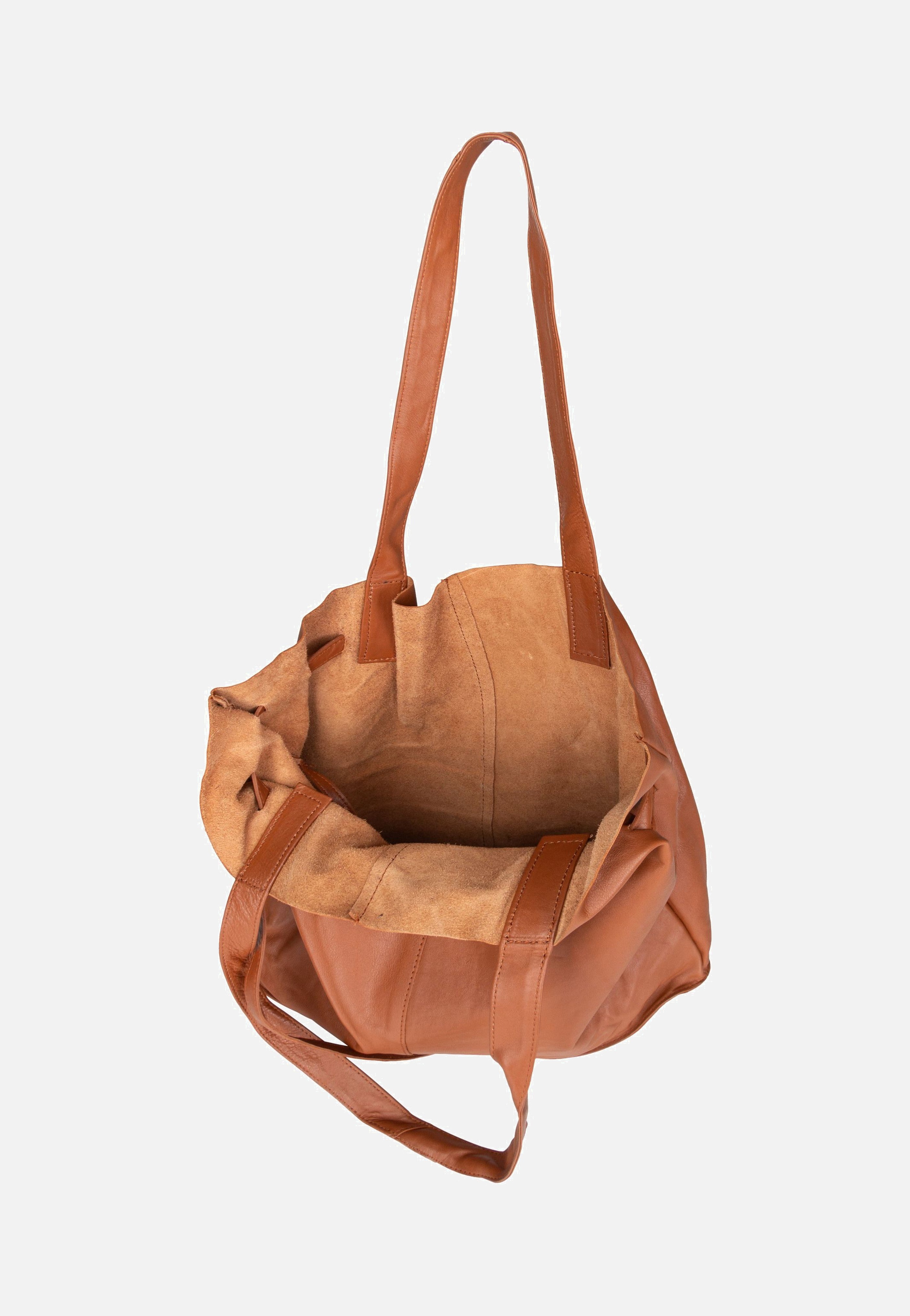 Greenburry Eva Nappa NR-2M Caramel Bucket Bag