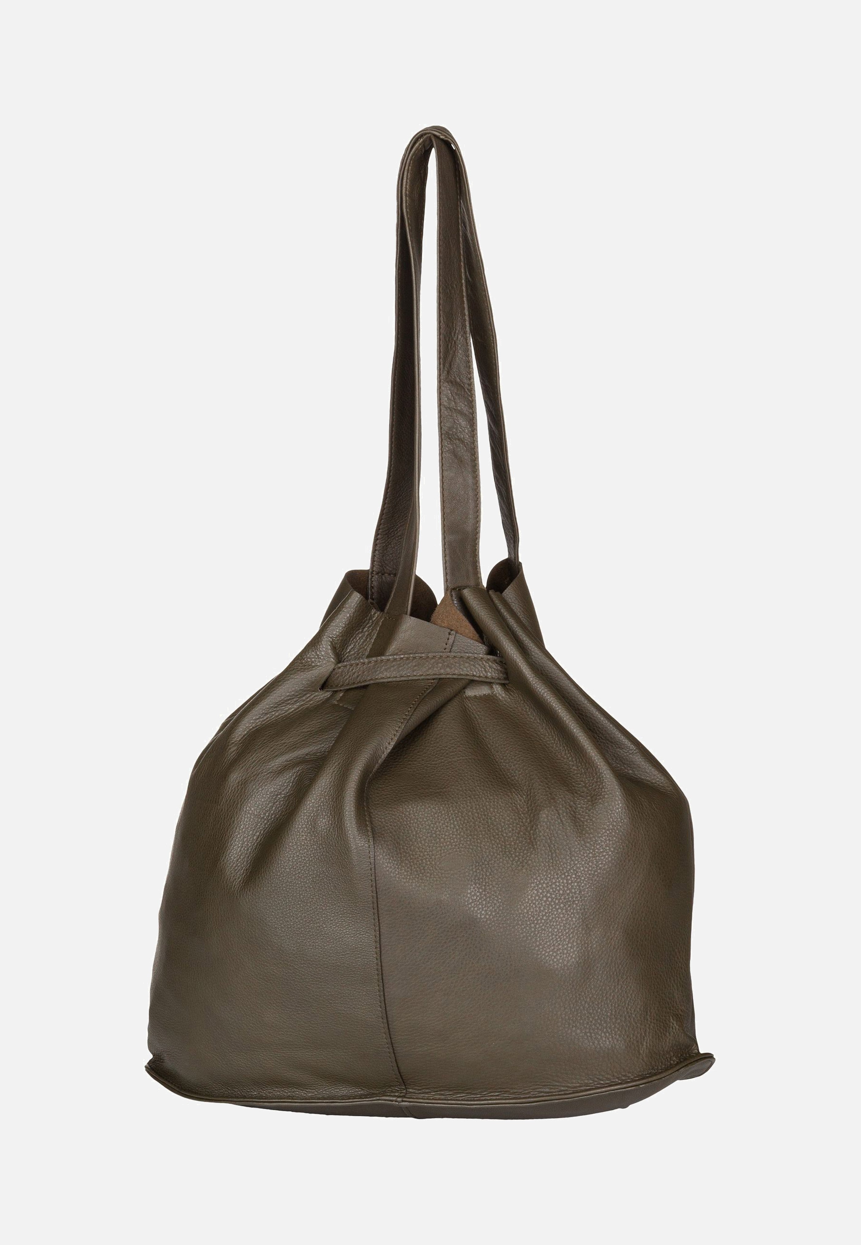 Greenburry Eva Nappa NR-2M Oliv Bucket Bag