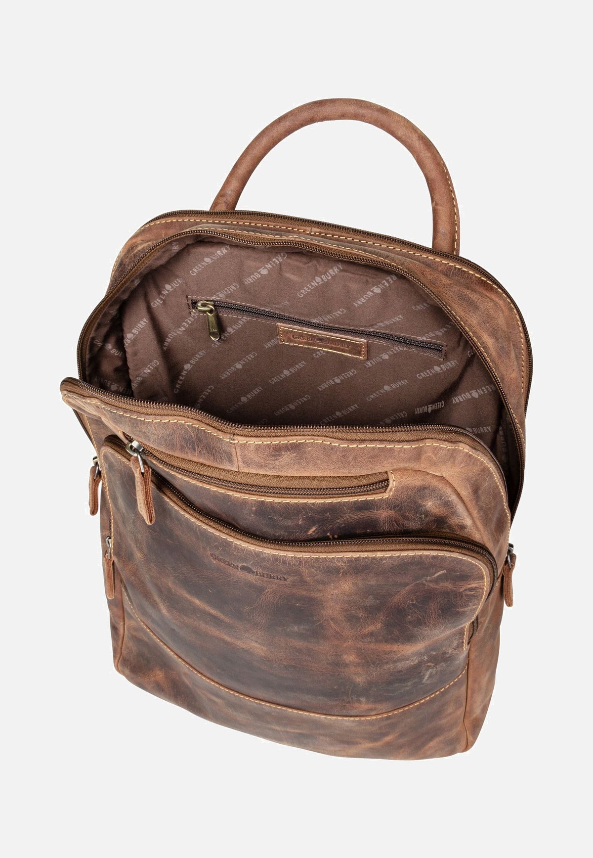 Greenburry Vintage 1531 Sattelbraun Rucksack