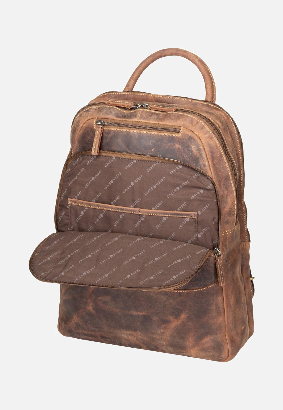 Greenburry Vintage 1531 Sattelbraun Rucksack