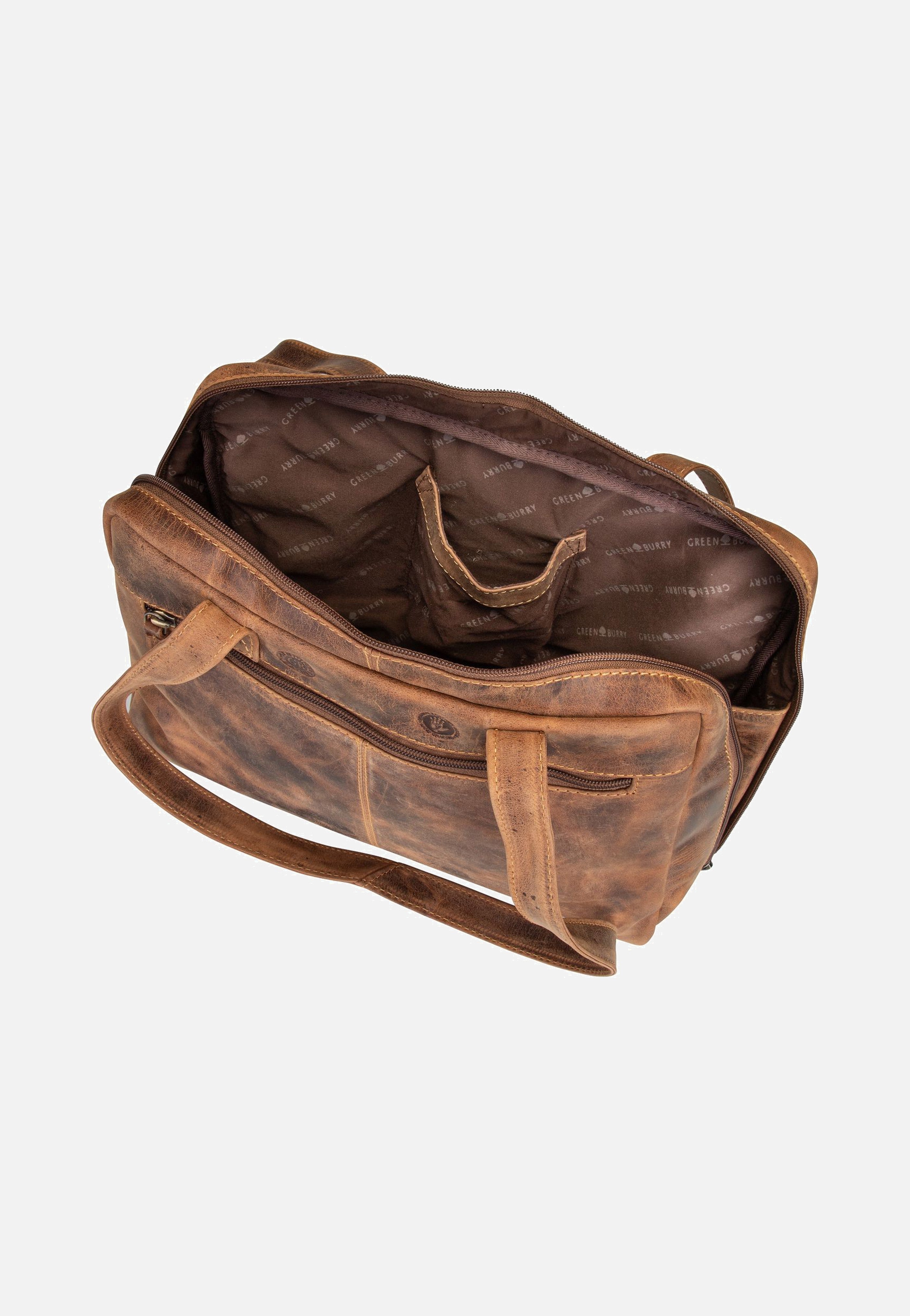 Greenburry Vintage 1535 Sattelbraun Shopper
