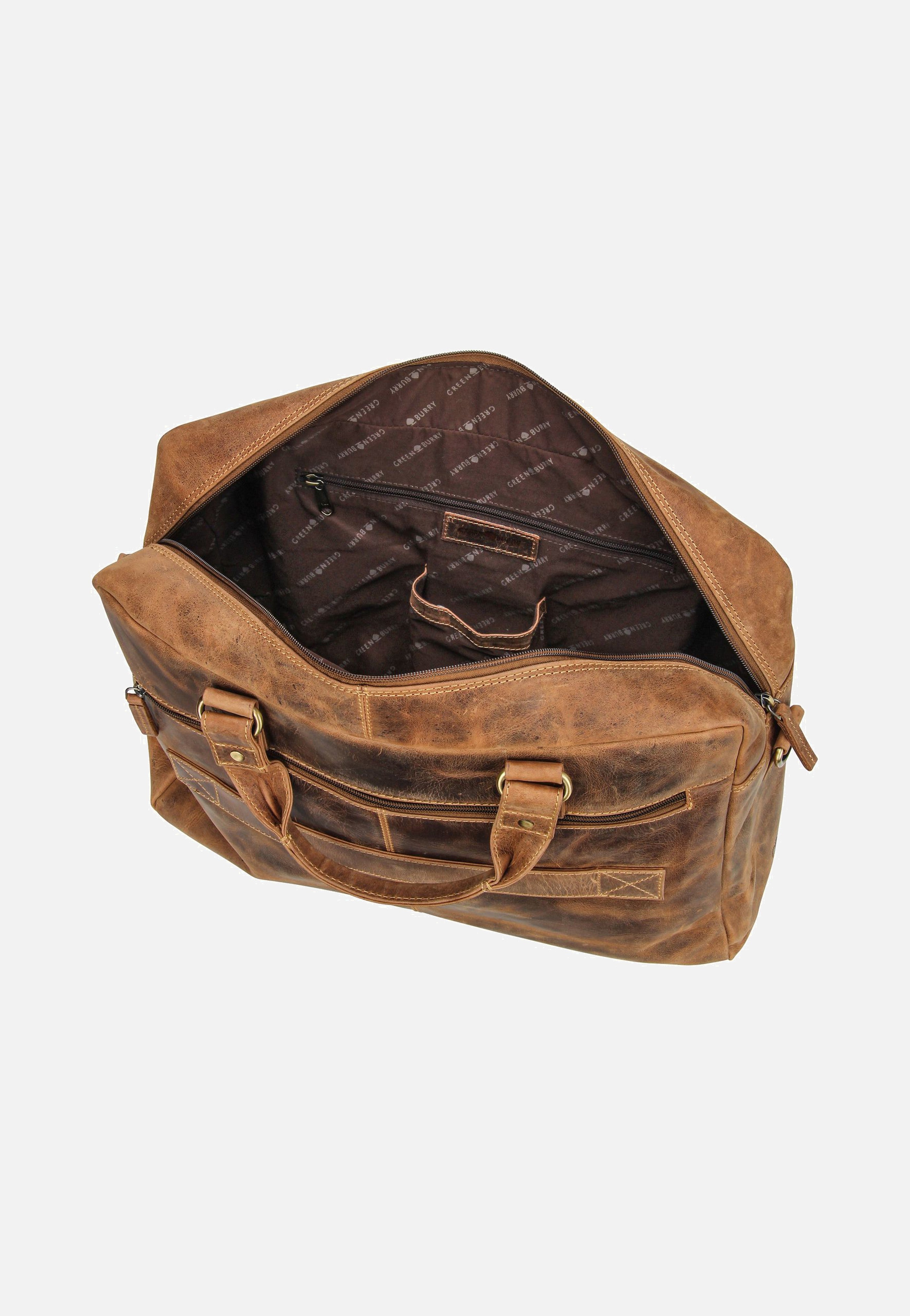 Greenburry Vintage 1539 Sattelbraun Aktentasche