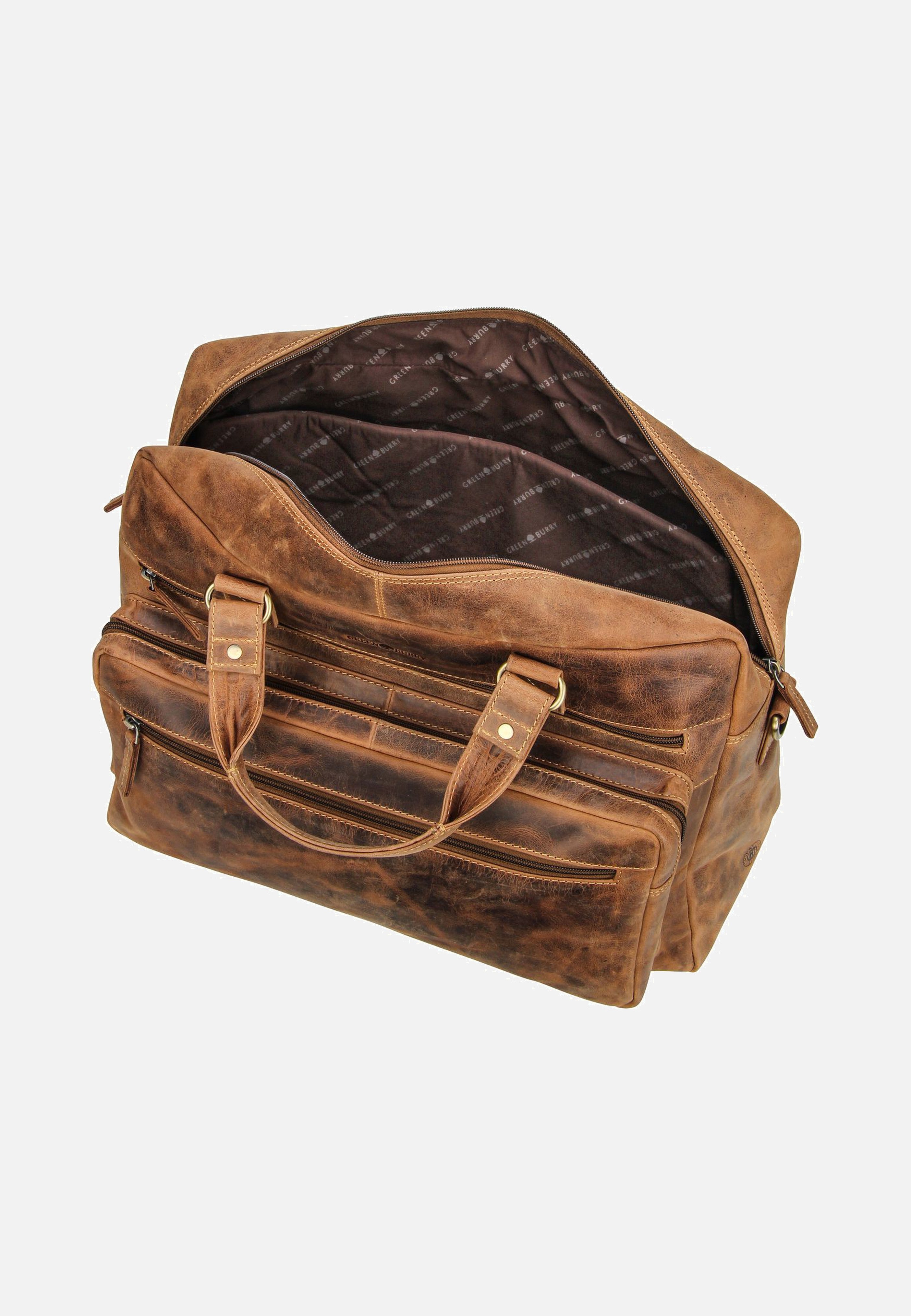Greenburry Vintage 1539 Sattelbraun Aktentasche