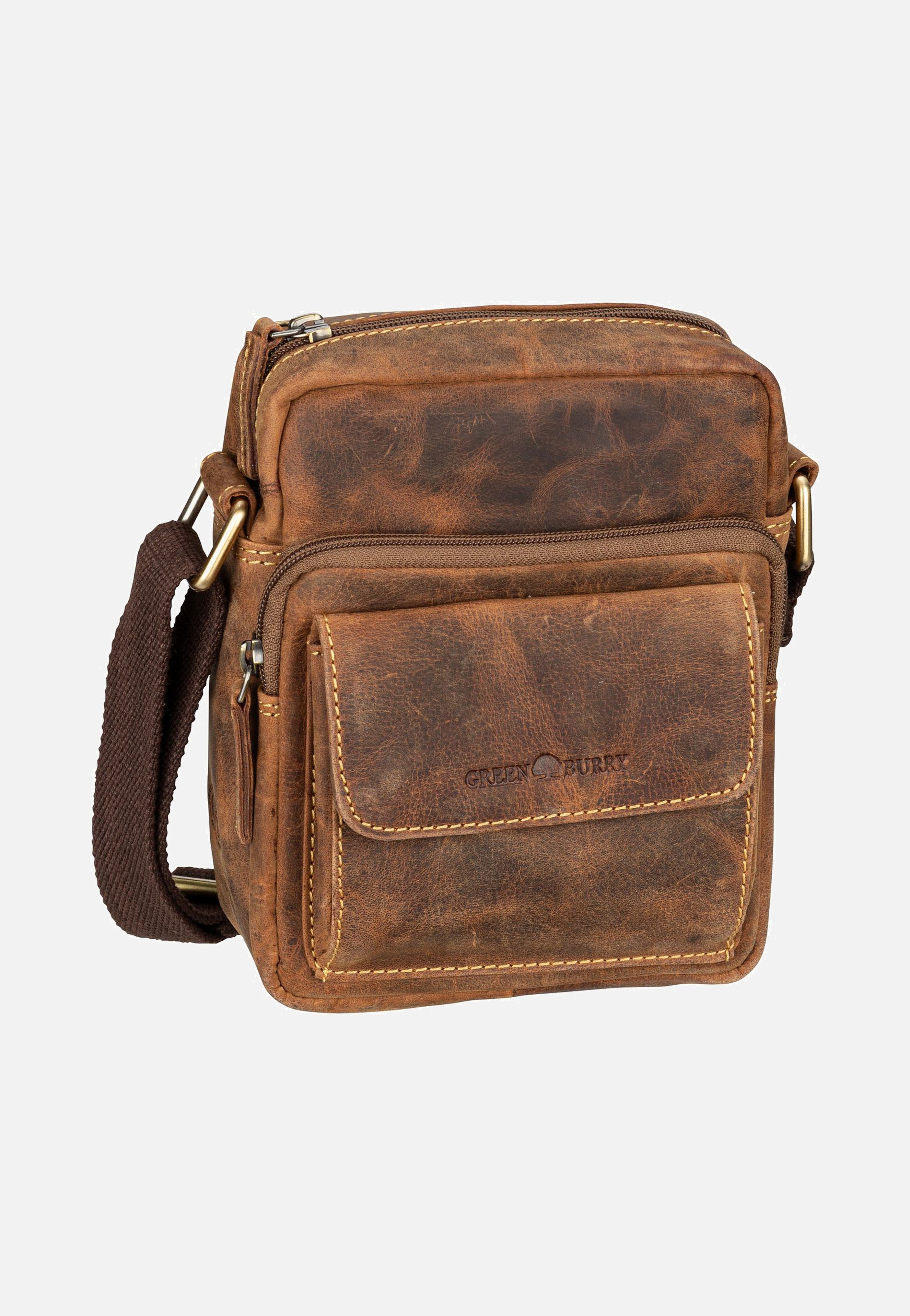 Greenburry Vintage 1542 Travel Sattelbraun Umhängetasche