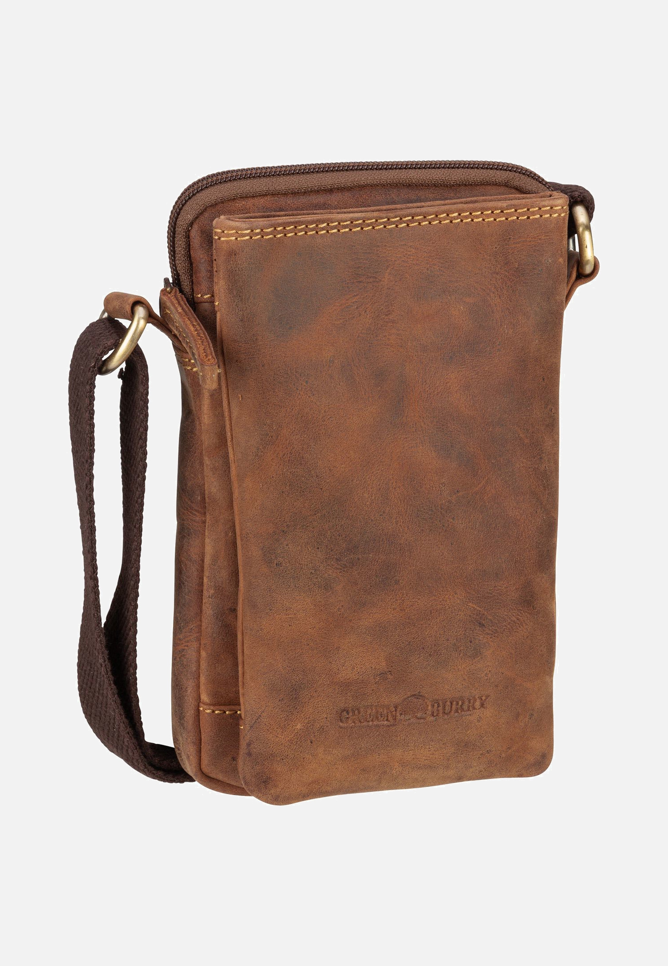 Greenburry Vintage 1553 Mobile Sattelbraun Handytasche