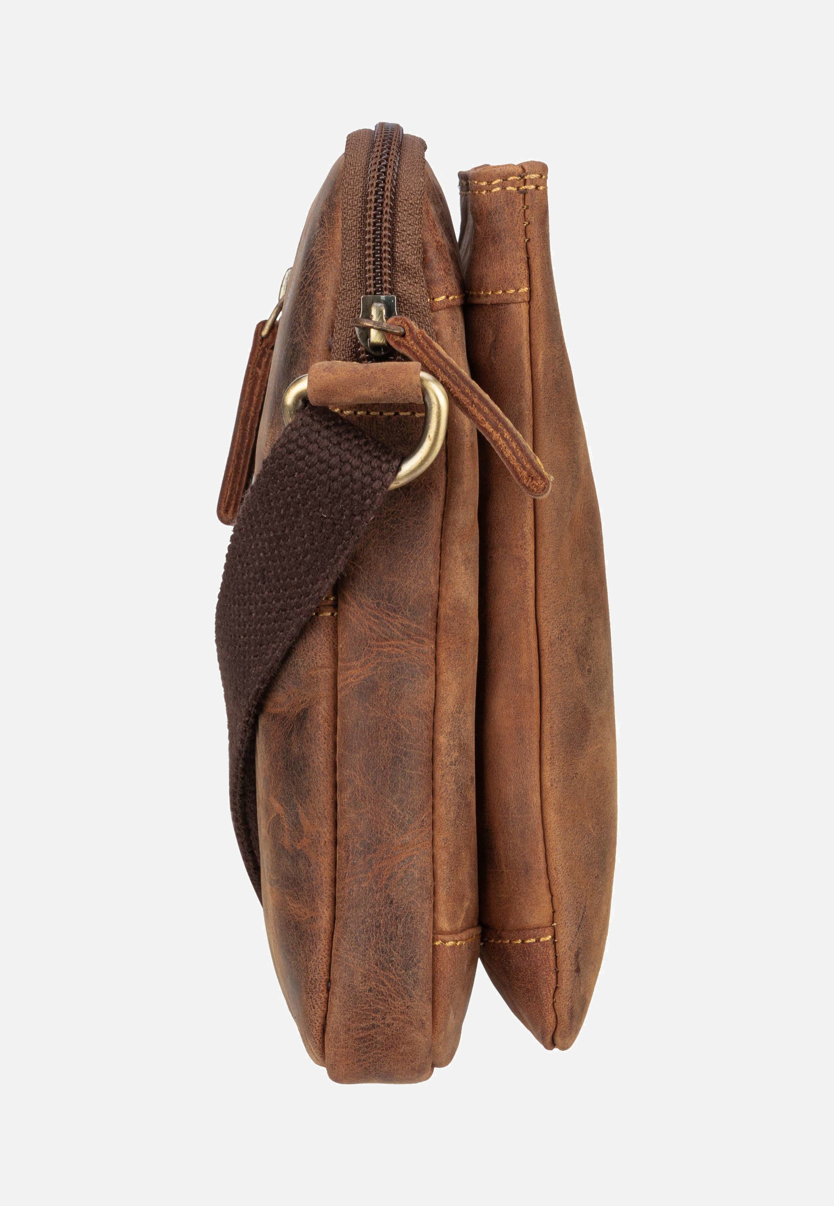 Greenburry Vintage 1553 Mobile Sattelbraun Handytasche