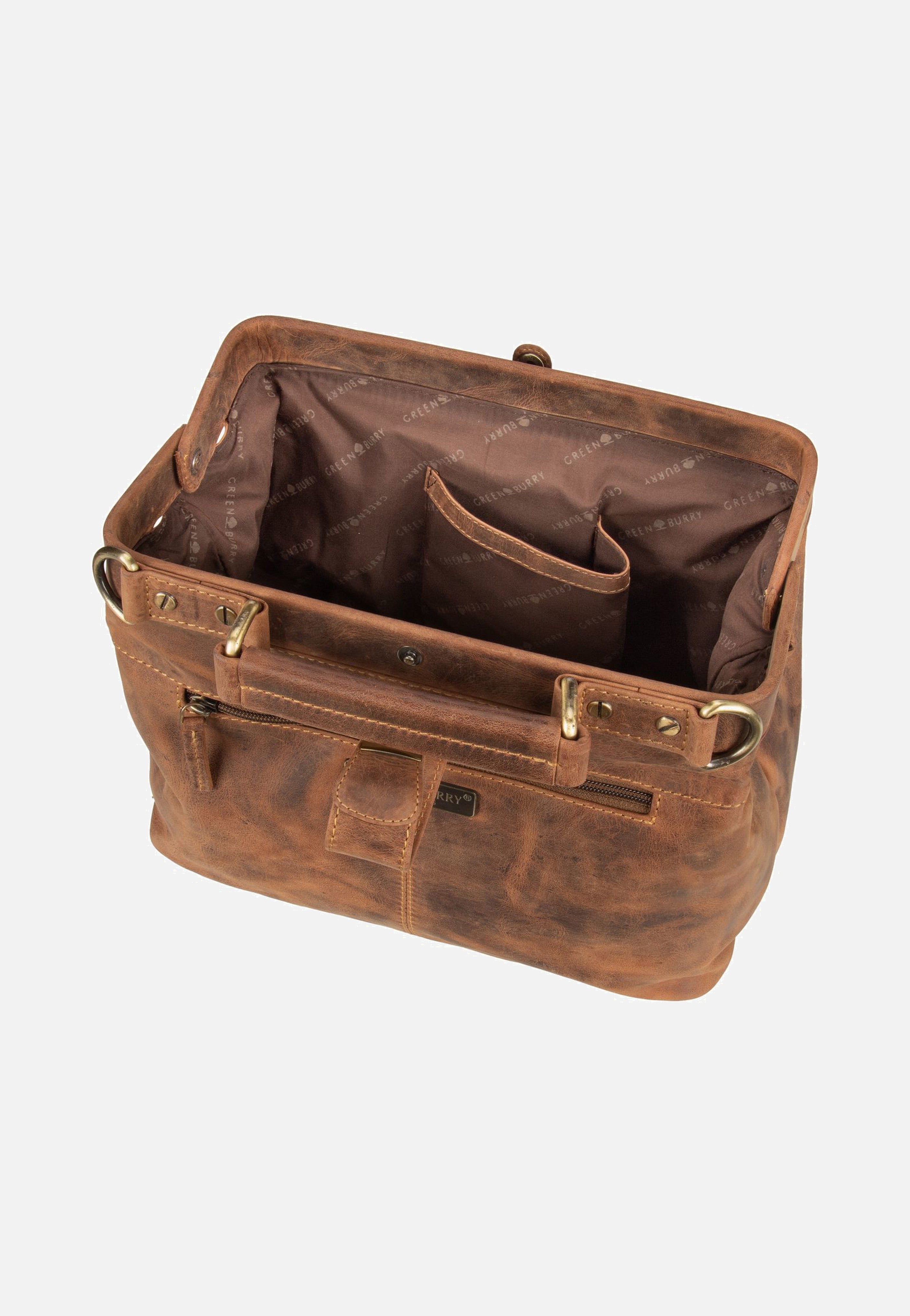 Greenburry Vintage 1584M Sattelbraun Bowling Bag