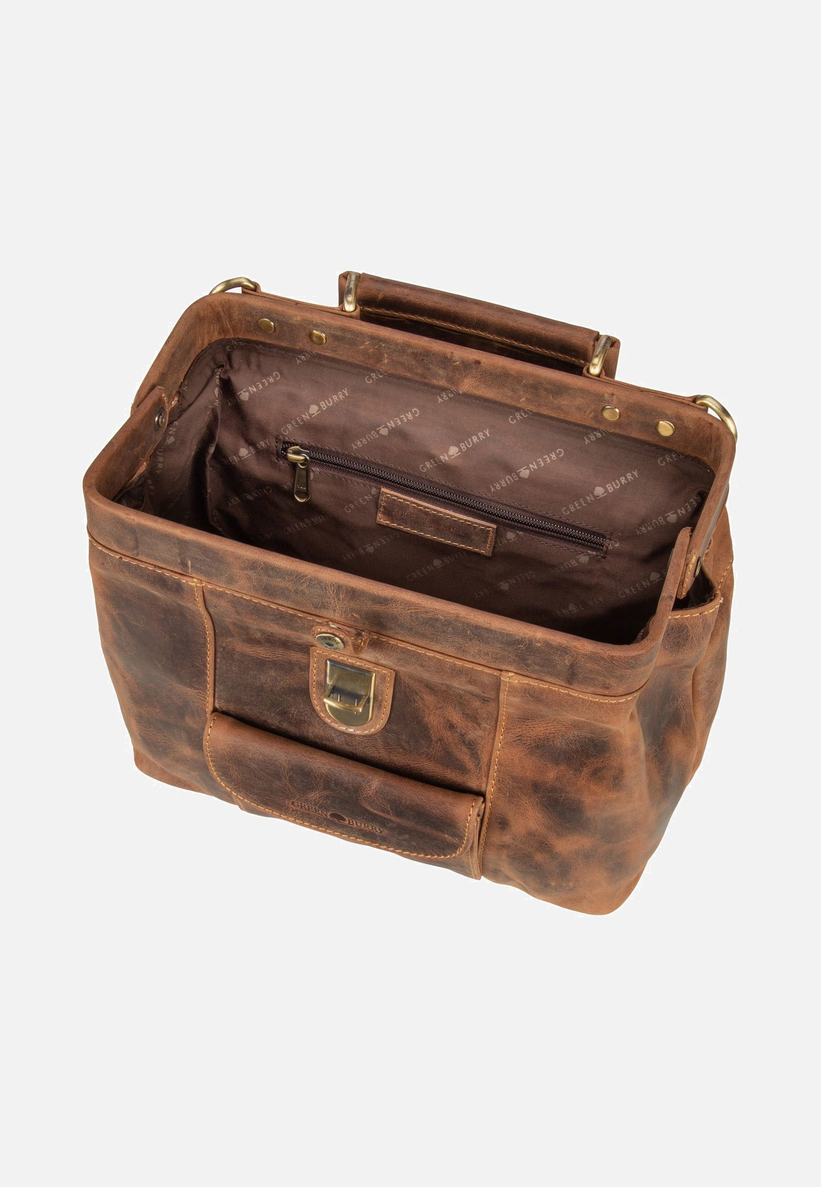 Greenburry Vintage 1584M Sattelbraun Bowling Bag