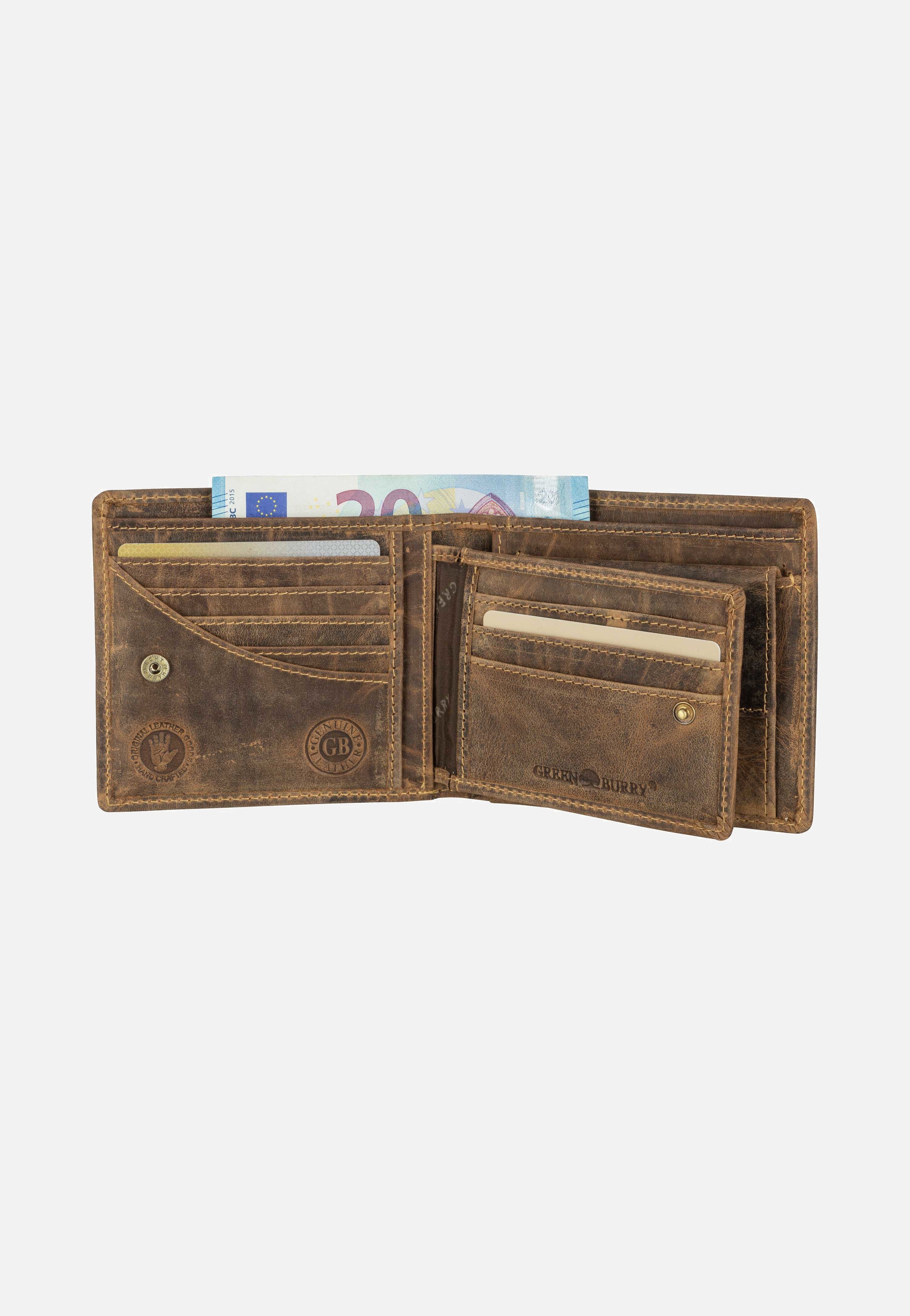 Greenburry Vintage 1702 Brown Portemonnaie