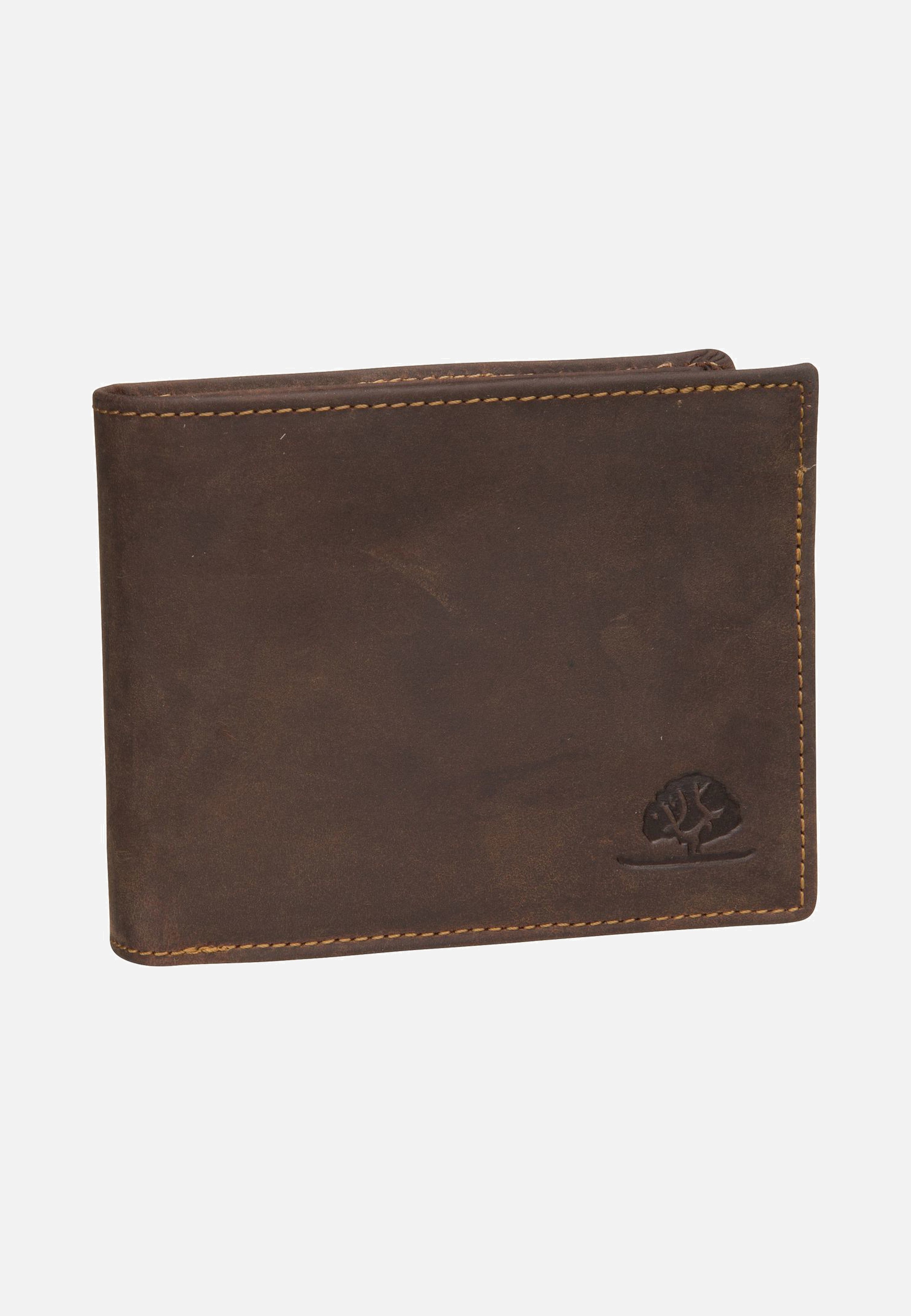 Greenburry Vintage 1705 RFID Sattelbraun Portemonnaie