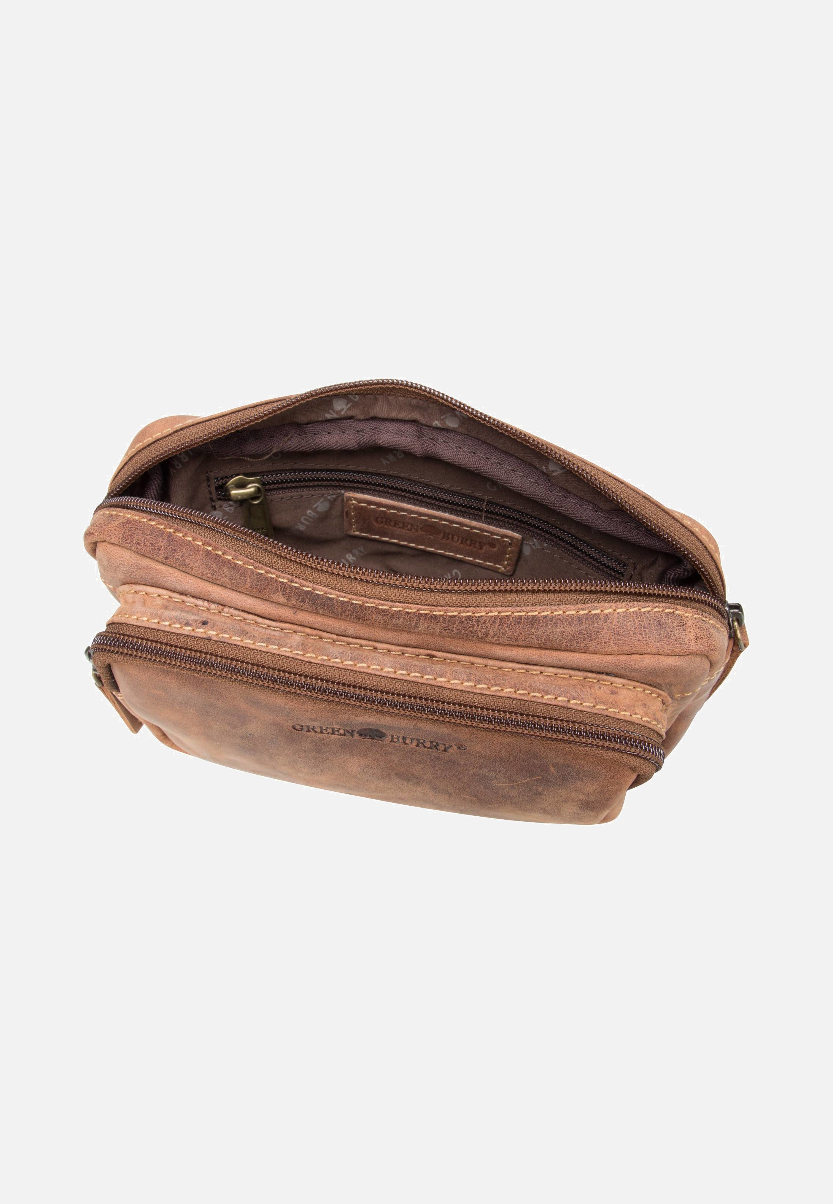 Greenburry Vintage 1743B Sattelbraun Bauchtasche