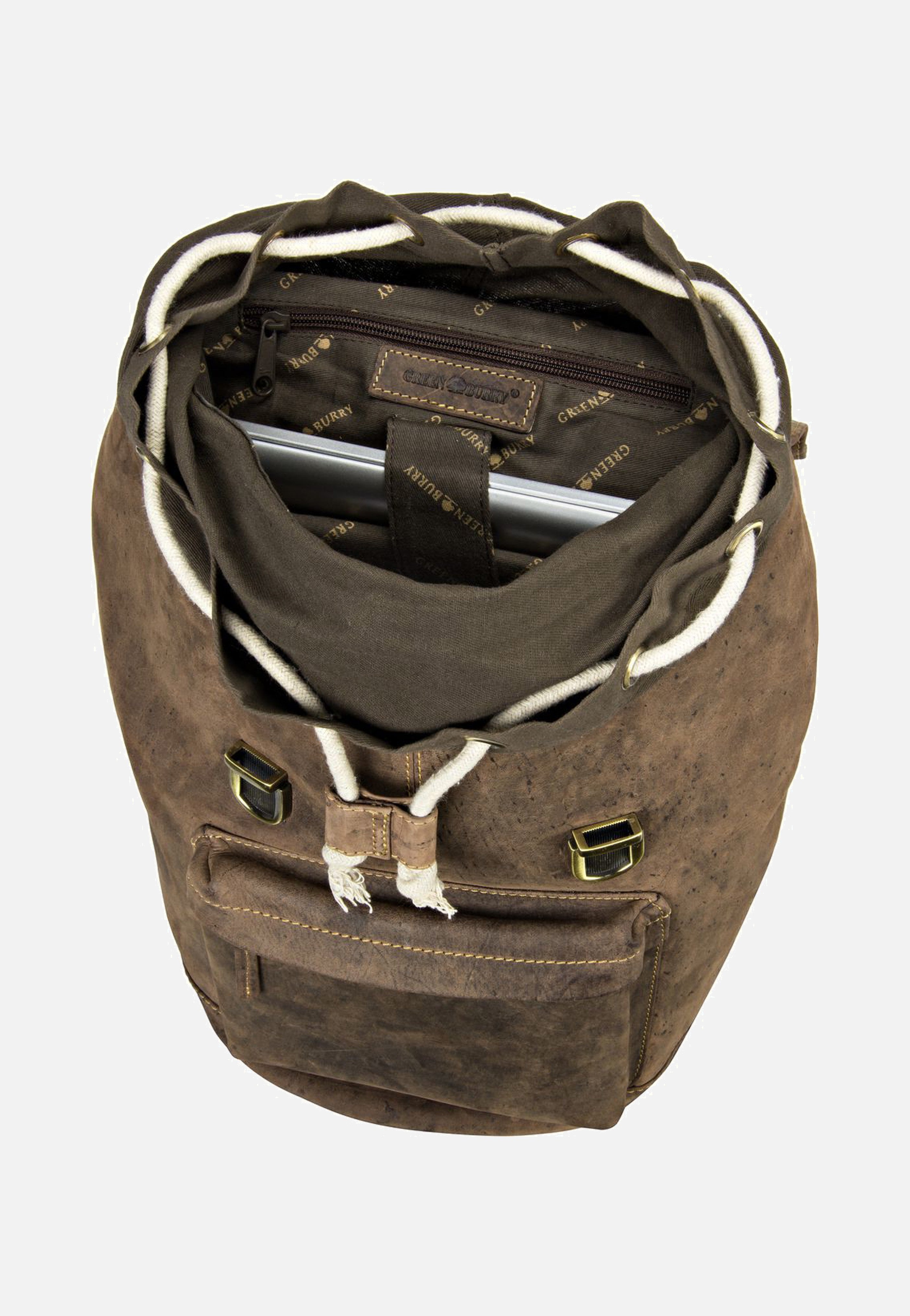 Greenburry Vintage Retro Sattelbraun Rucksack