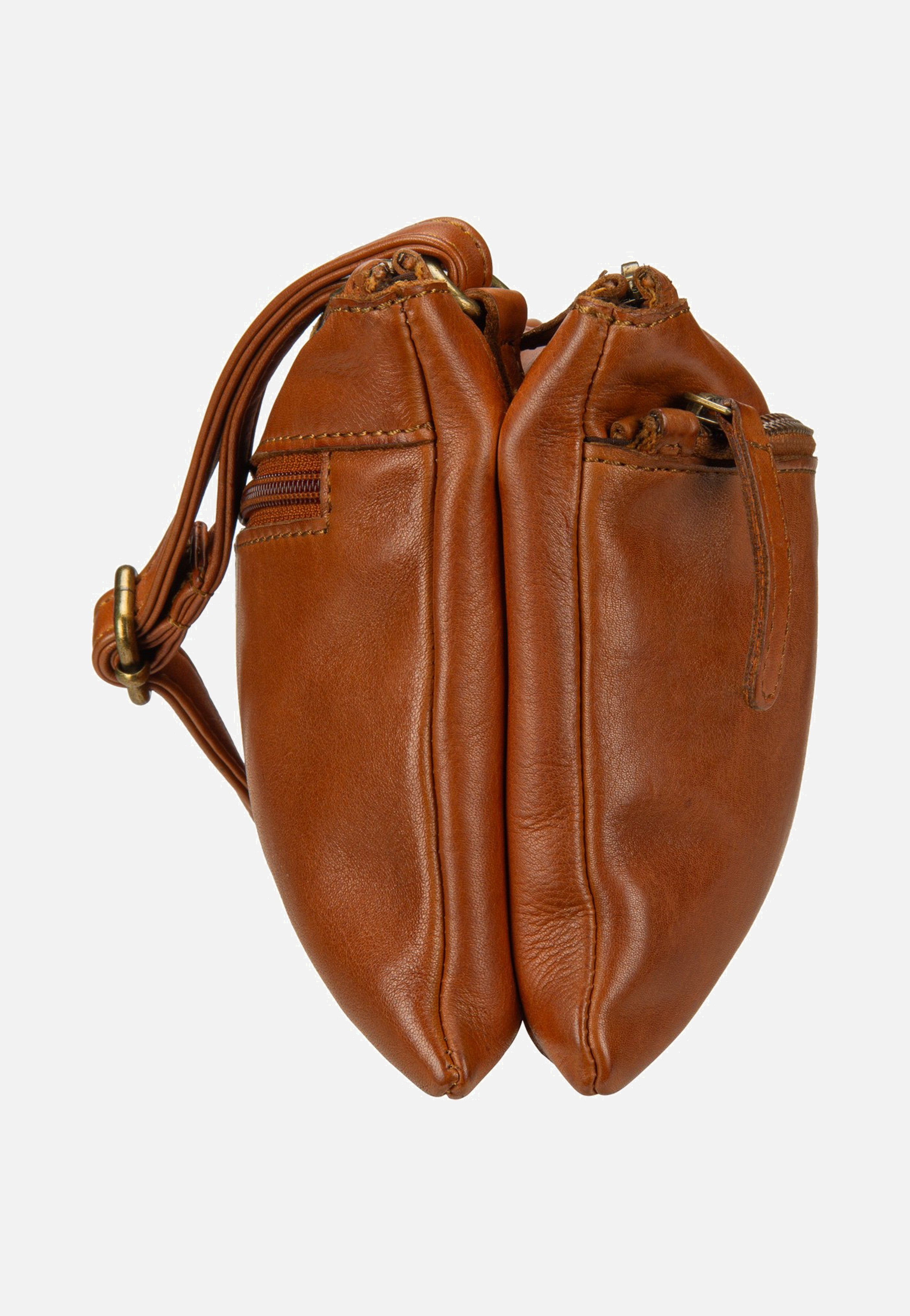 Greenburry Colombiana Rv 3 Zip Small Nougat Umhängetasche