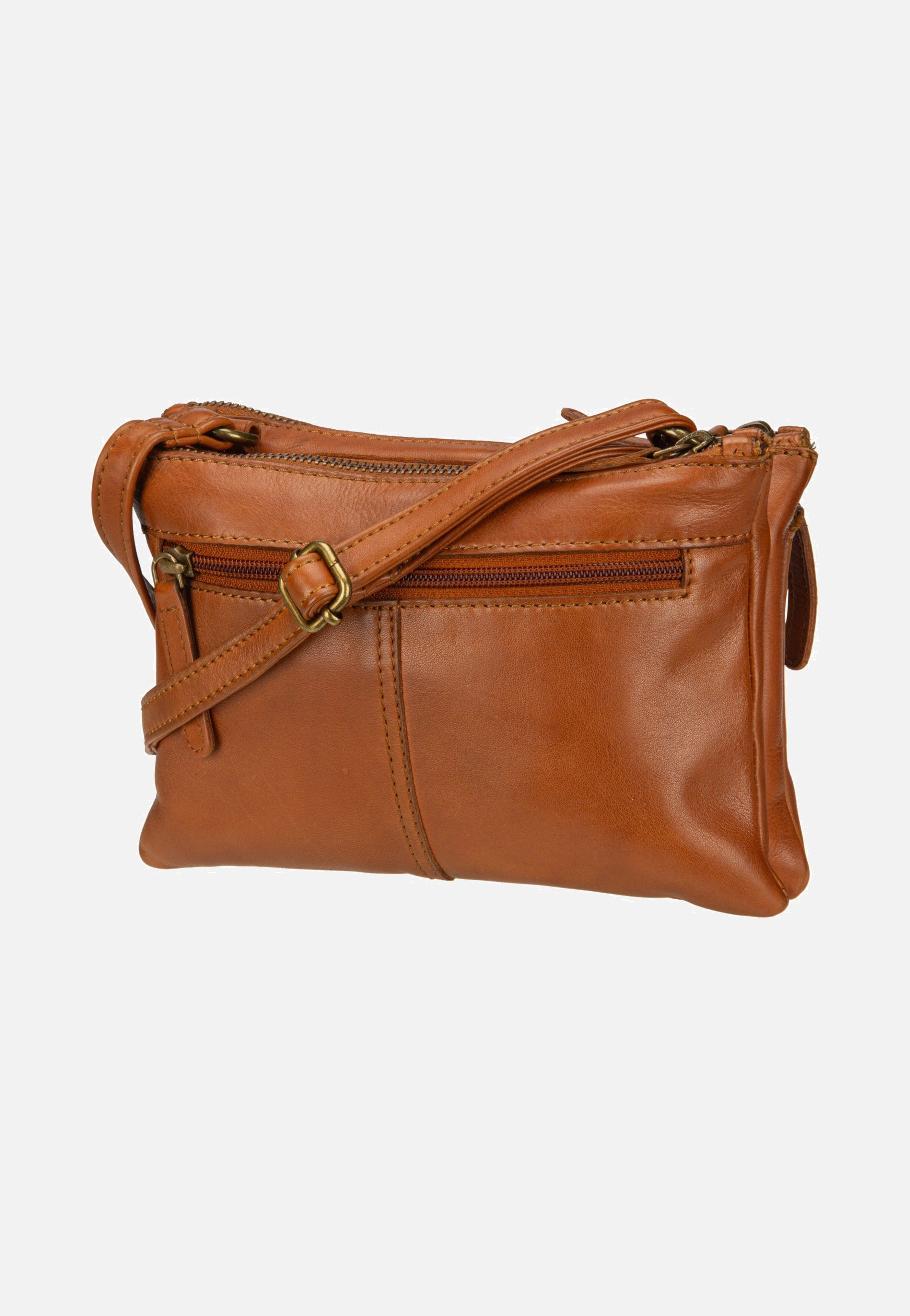 Greenburry Colombiana Rv 3 Zip Small Nougat Umhängetasche