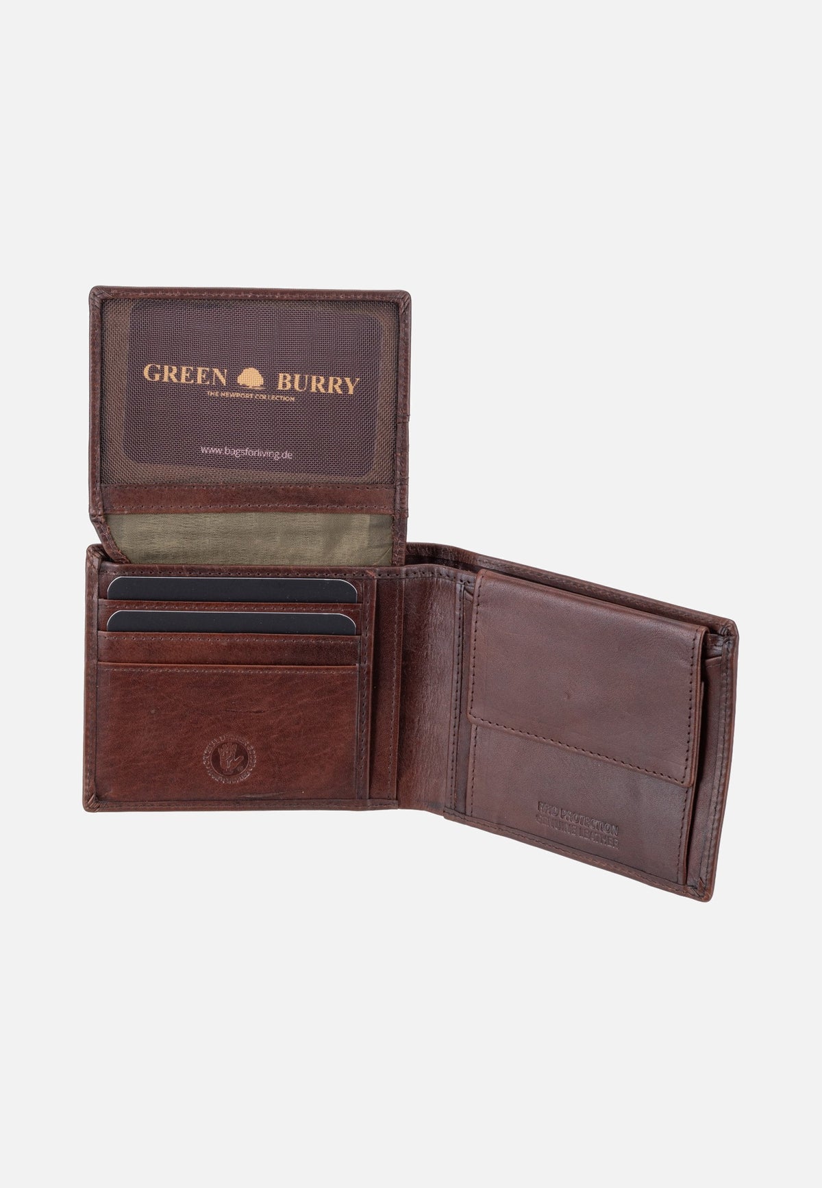 Greenburry Newport 2114 RFID Coffee Portemonnaie