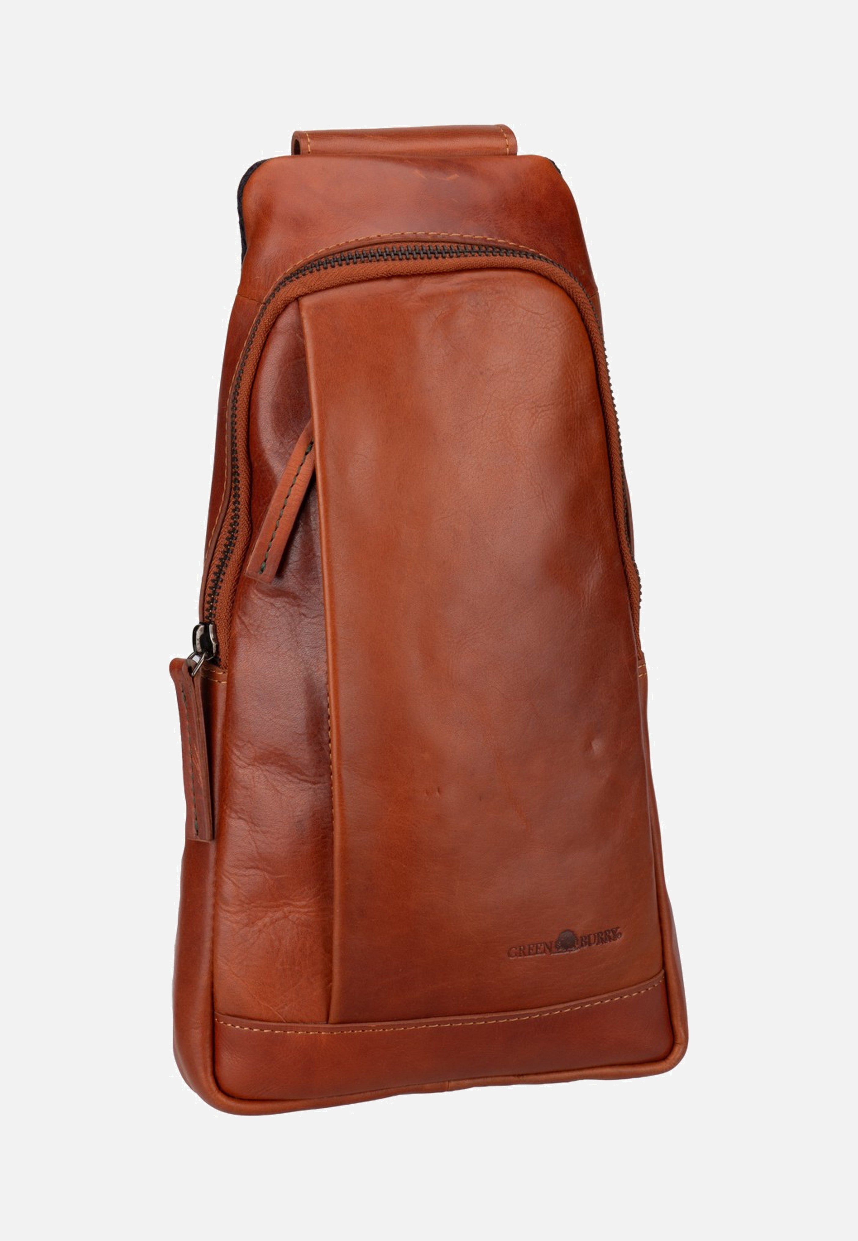 Greenburry Newport Crossover-Bag Caramel Umhängetasche