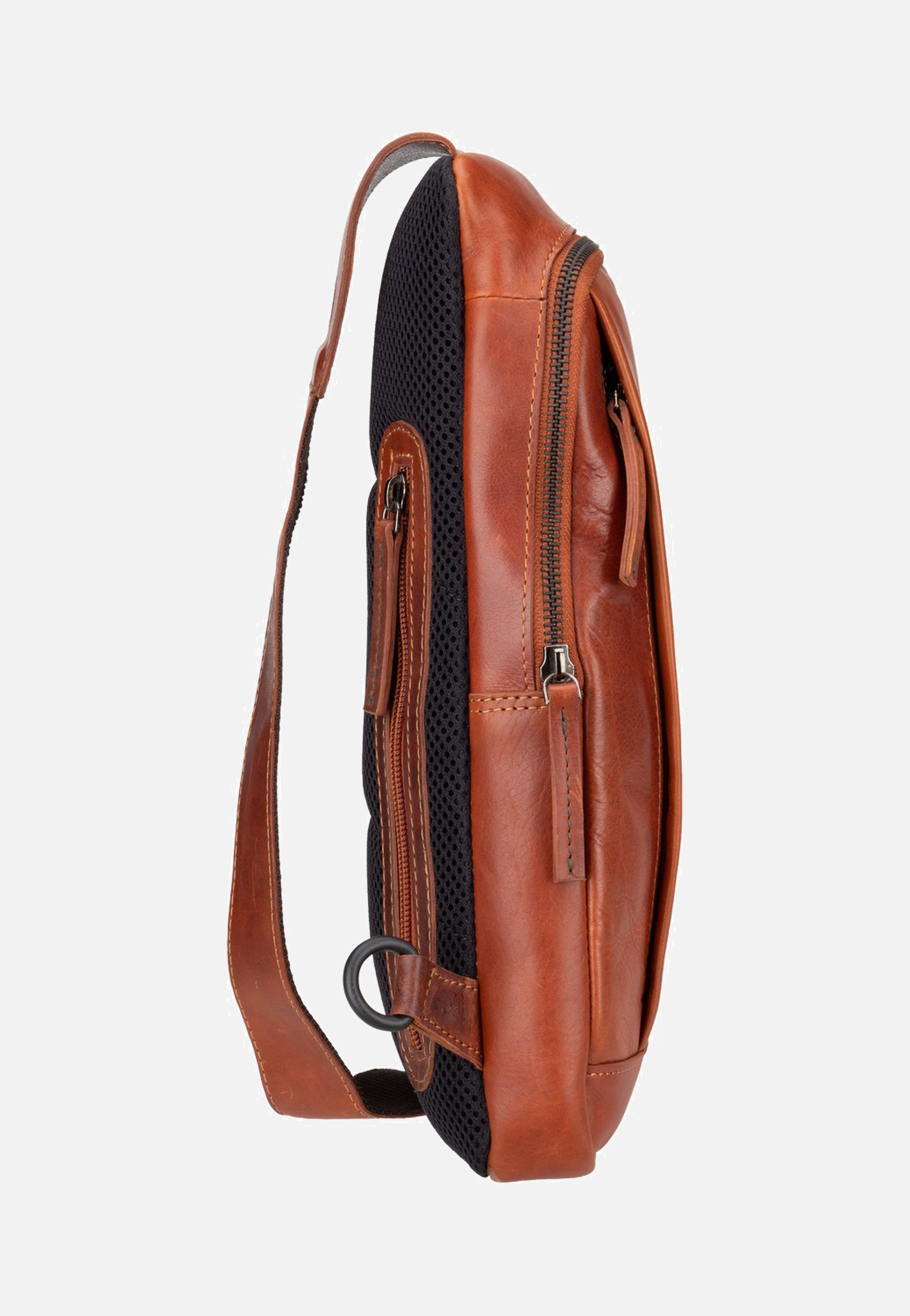 Greenburry Newport Crossover-Bag Caramel Umhängetasche