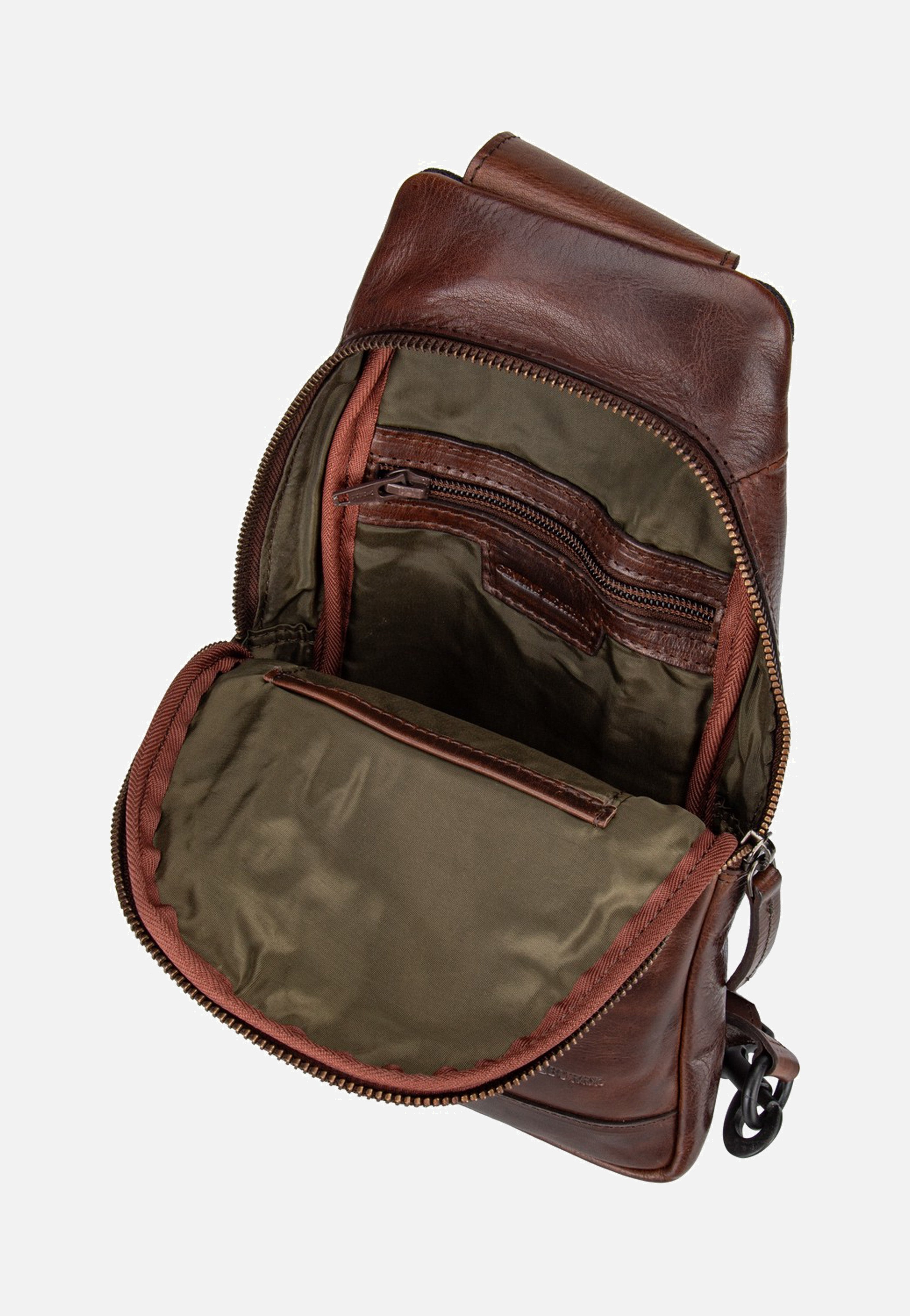 Greenburry Newport Crossover-Bag Coffee Umhängetasche