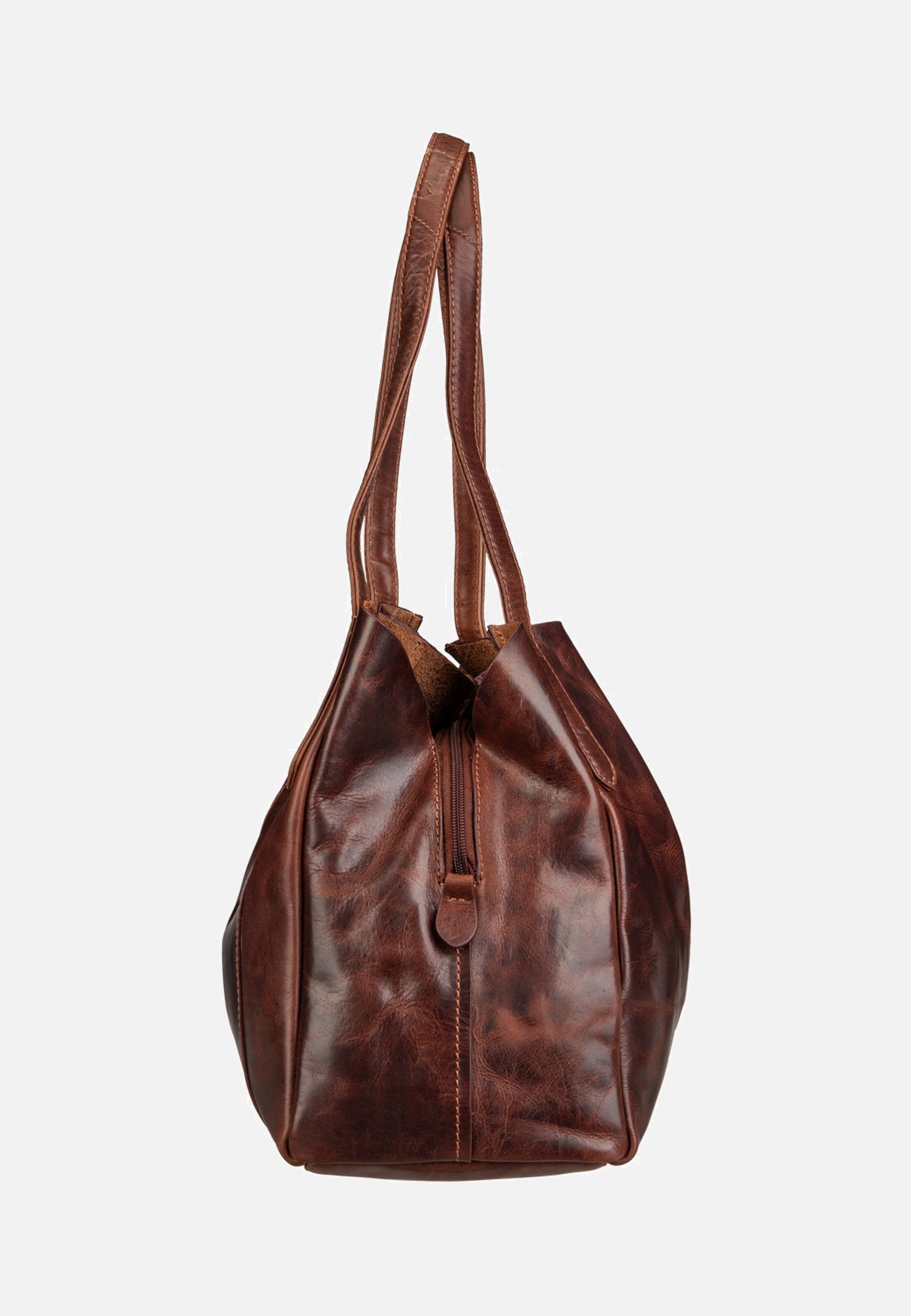 Greenburry Rugged Hobo Shopper Teak Brown Hobo Bag