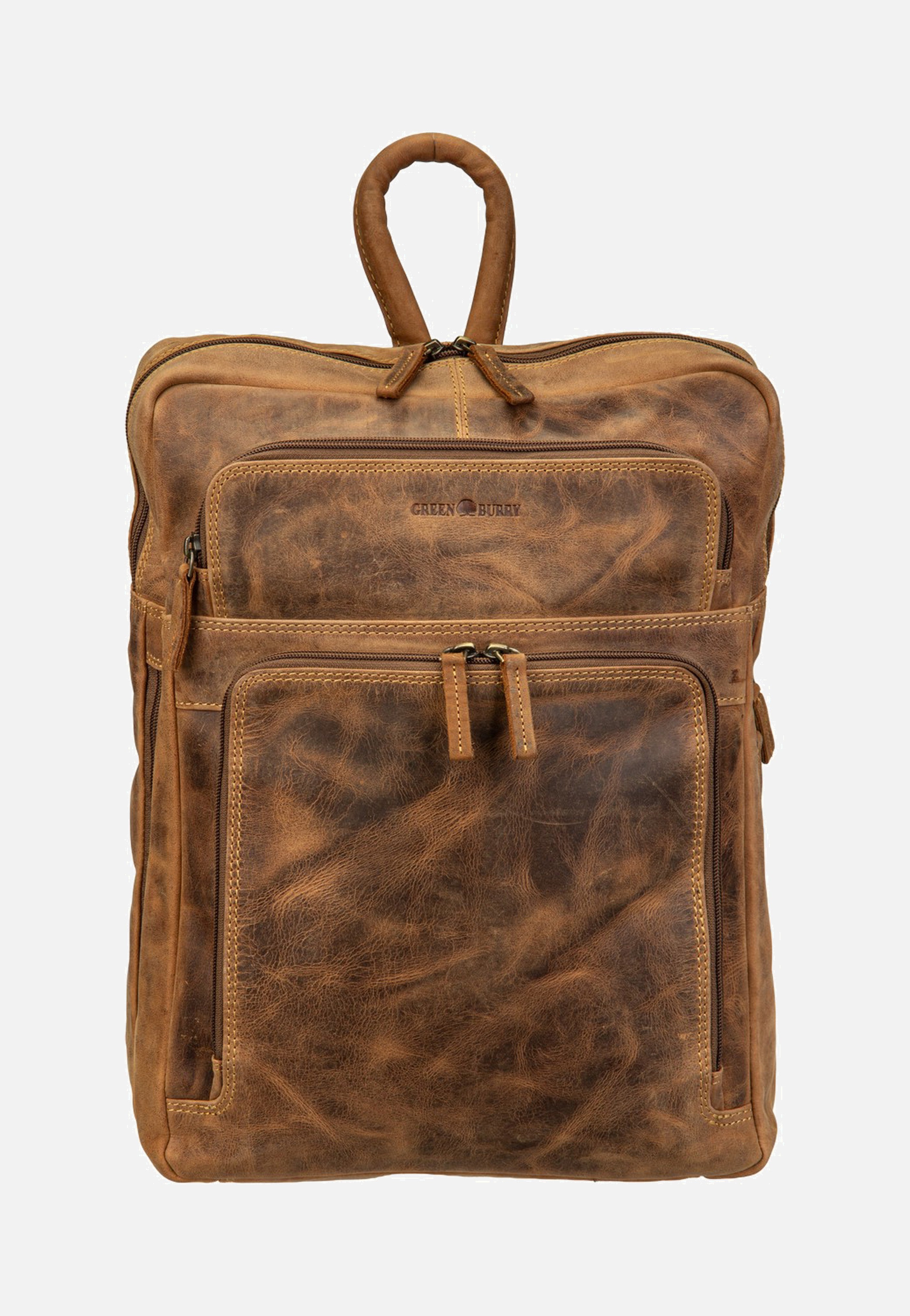 Greenburry Vintage Business Project 1 Sattelbraun Rucksack