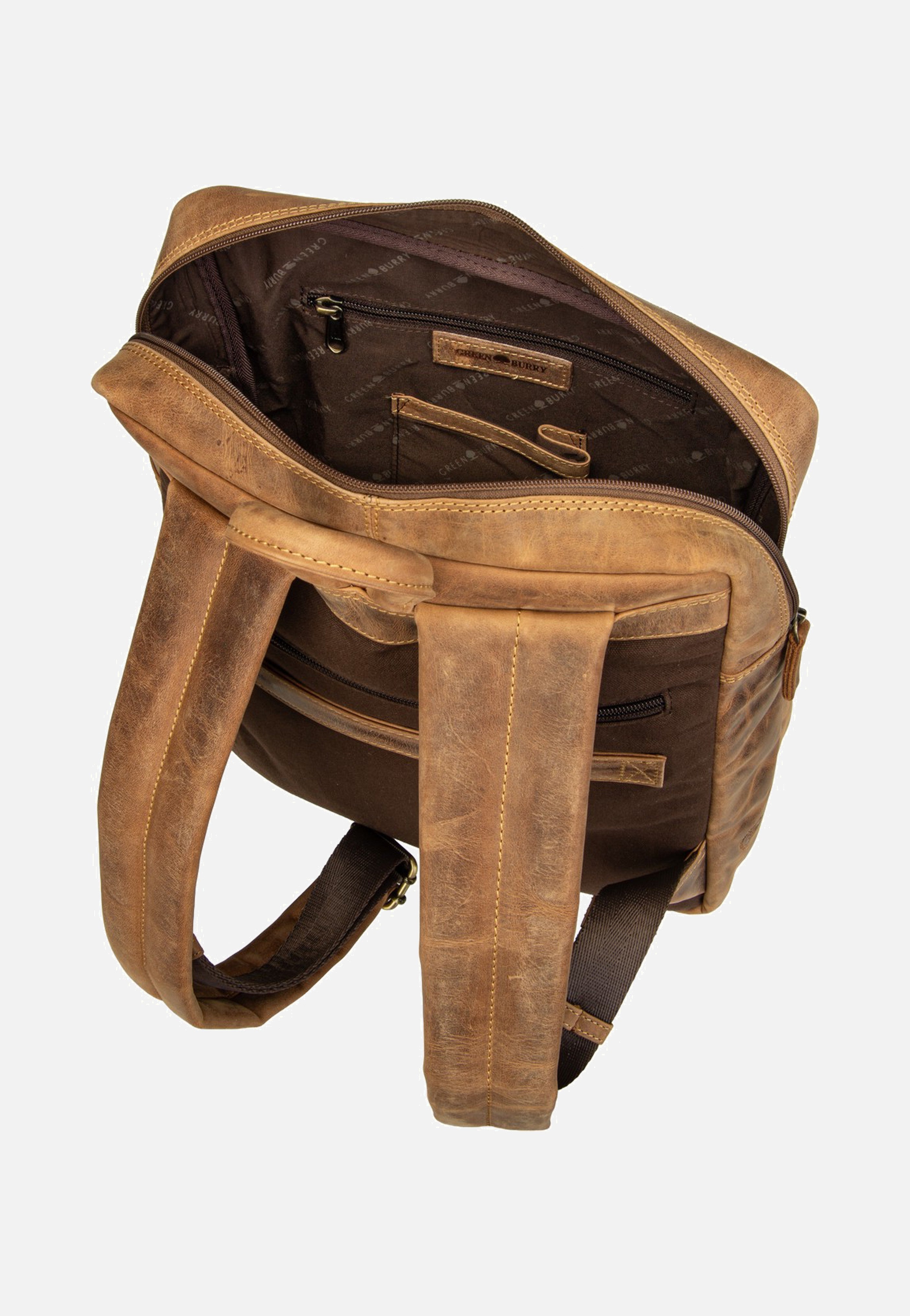 Greenburry Vintage Business Project 1 Sattelbraun Rucksack