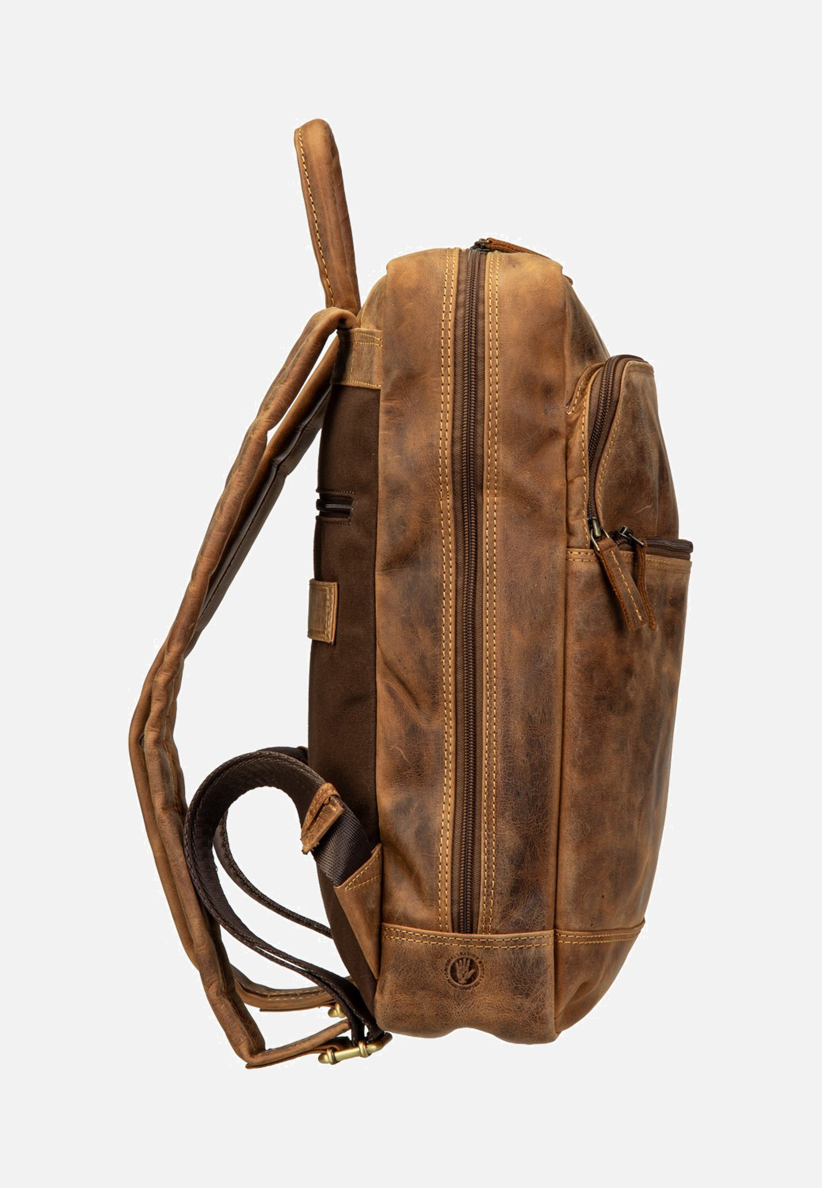 Greenburry Vintage Business Project 2 Sattelbraun Rucksack