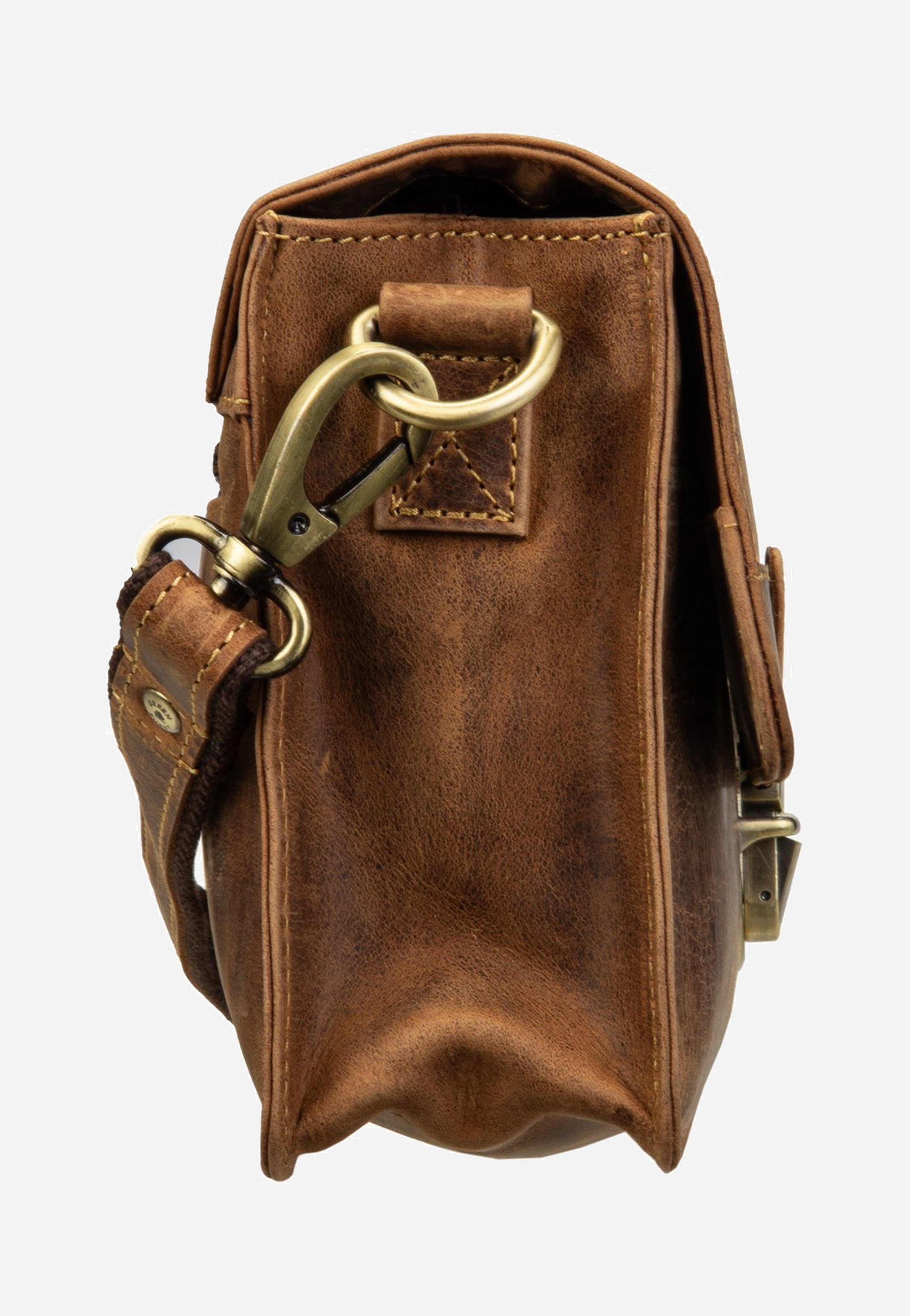Greenburry Vintage Umhängetasche 1440 Sattelbraun Umhängetasche