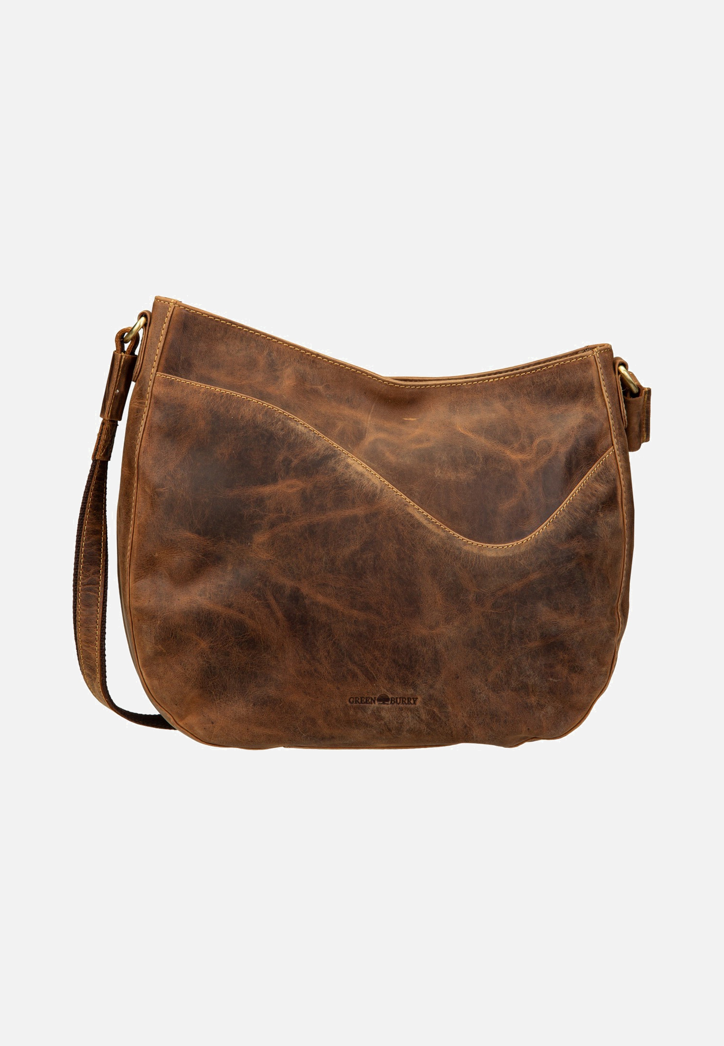 Greenburry Vintage Wave Hobo Sattelbraun Hobo Bag