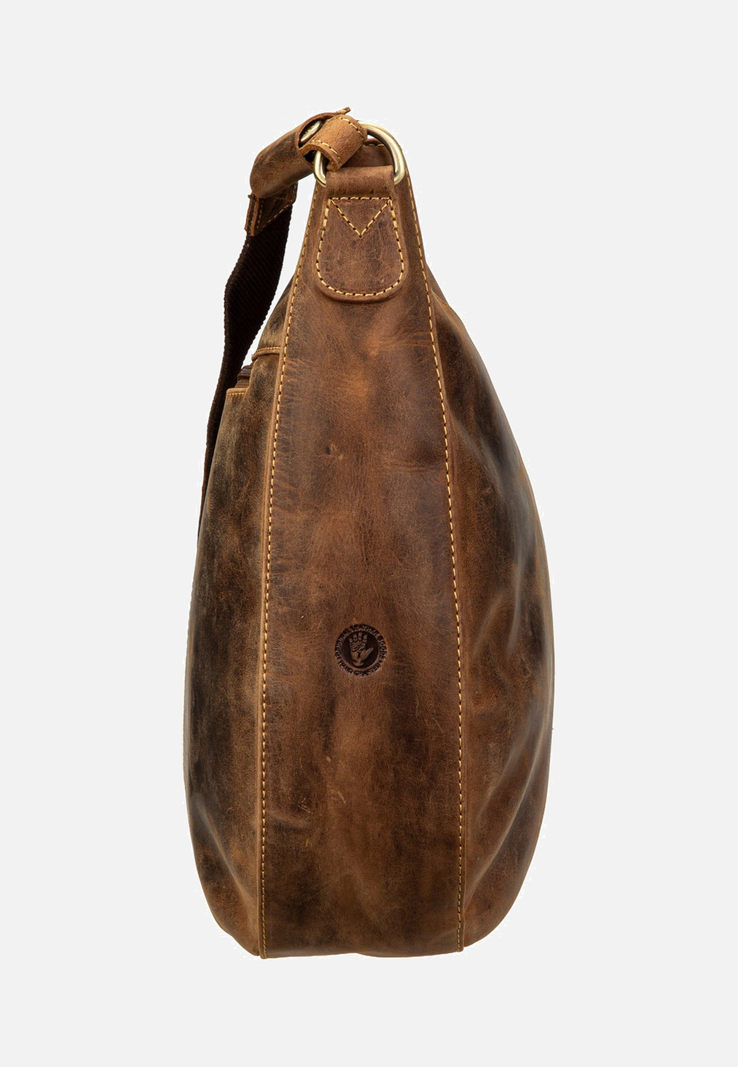 Greenburry Vintage Wave Hobo Sattelbraun Hobo Bag