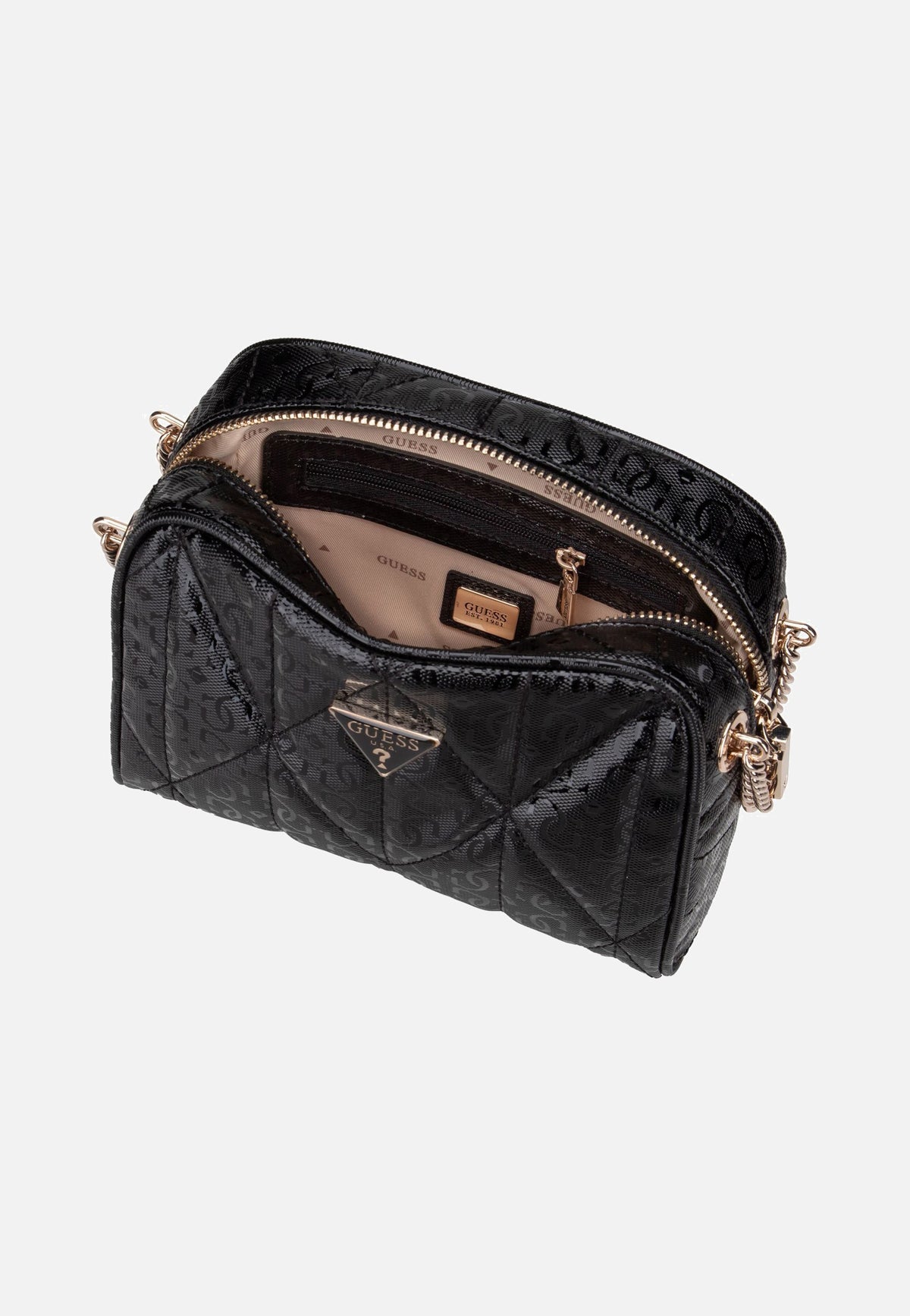 Guess Aldina Camera CB 63140 Black Evening Bag