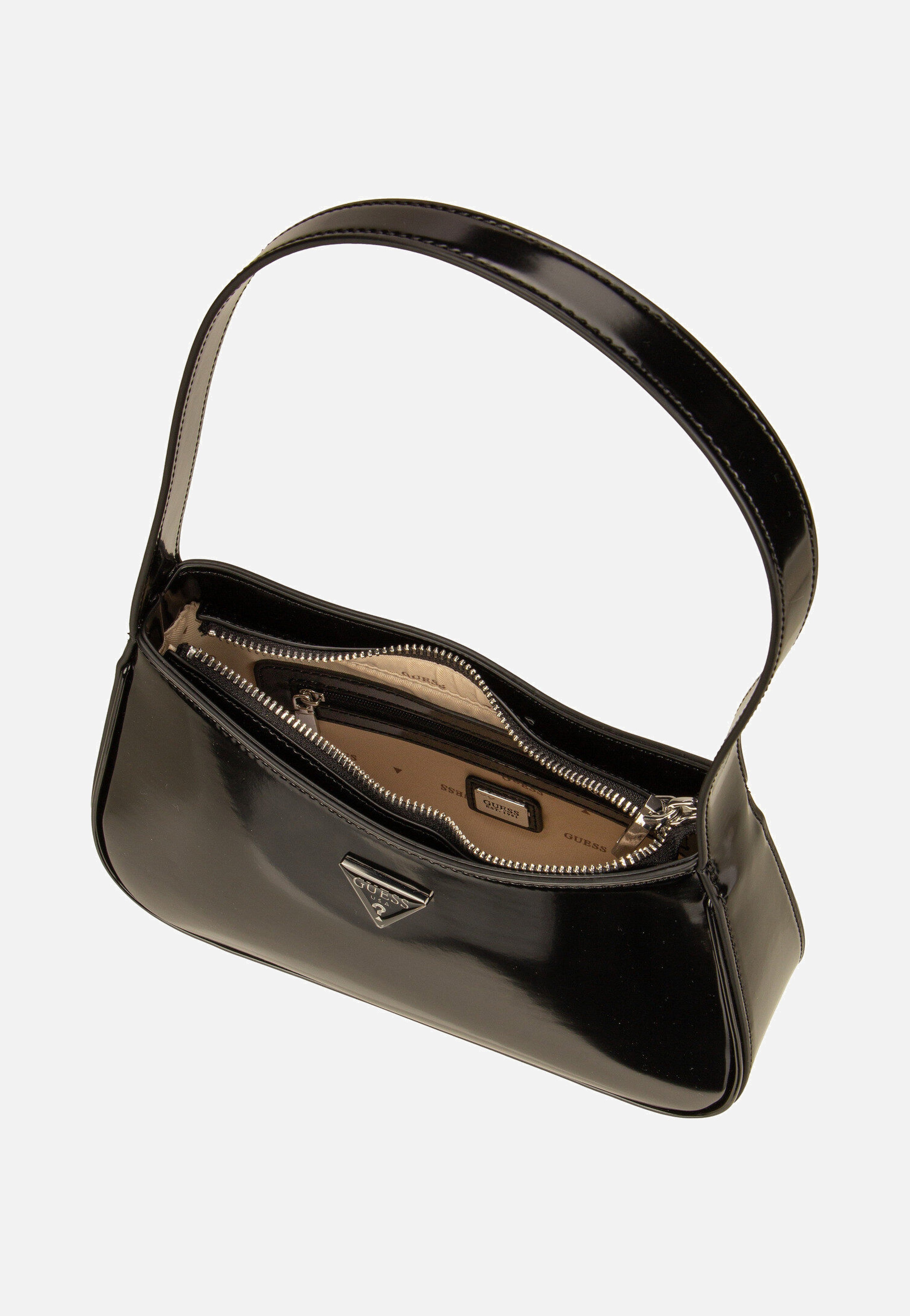 Guess Arnela Top Zip SHB 96170 Black Evening Bag