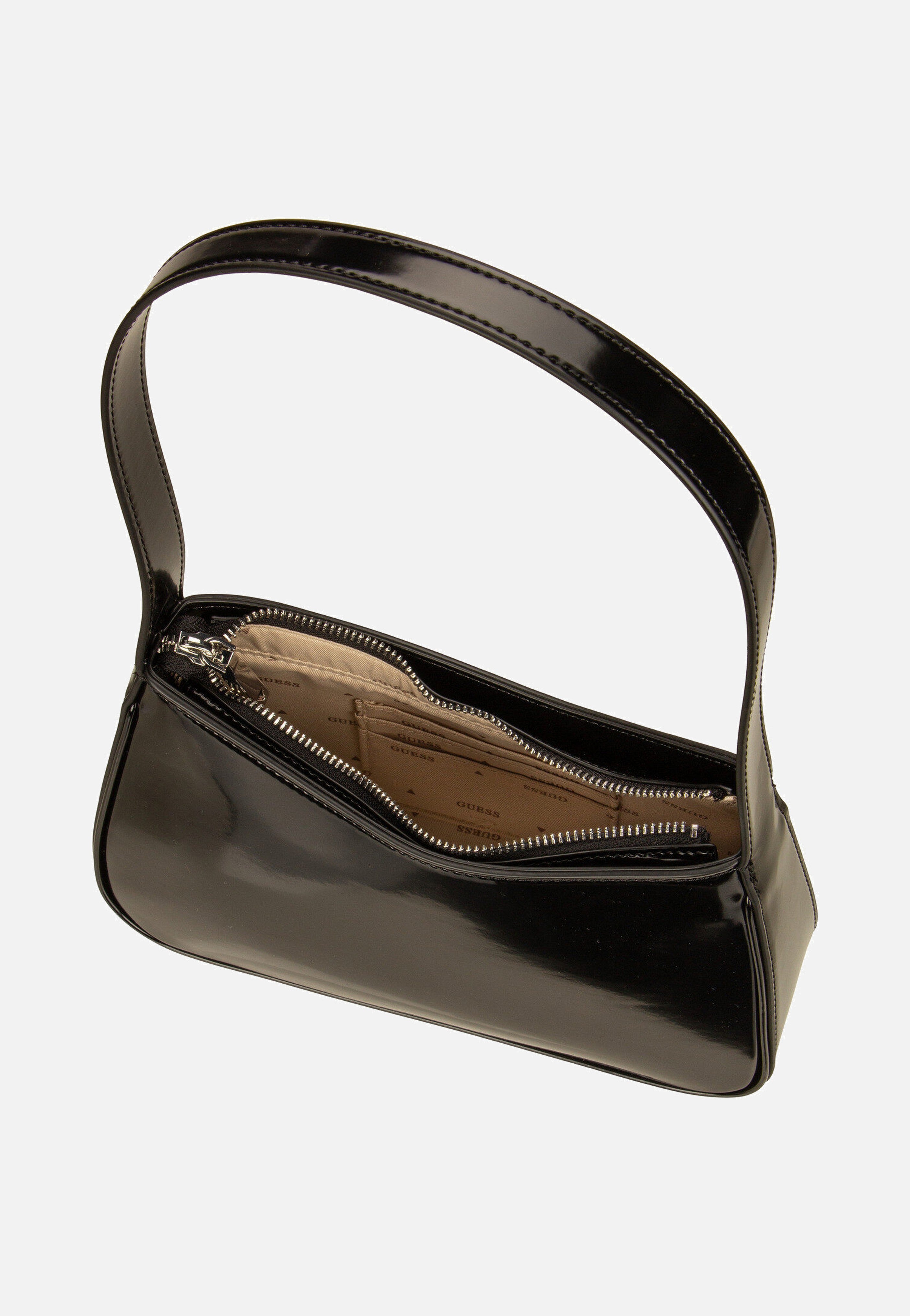 Guess Arnela Top Zip SHB 96170 Black Evening Bag